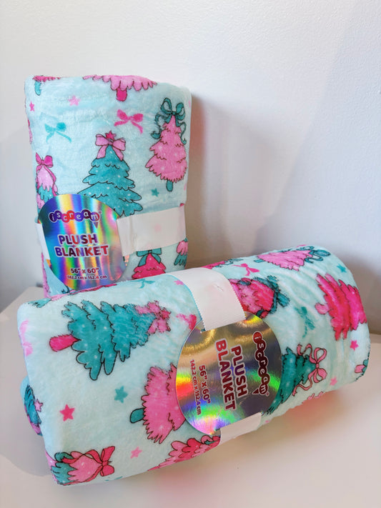 Iscream Fancy Trees Plush Blanket