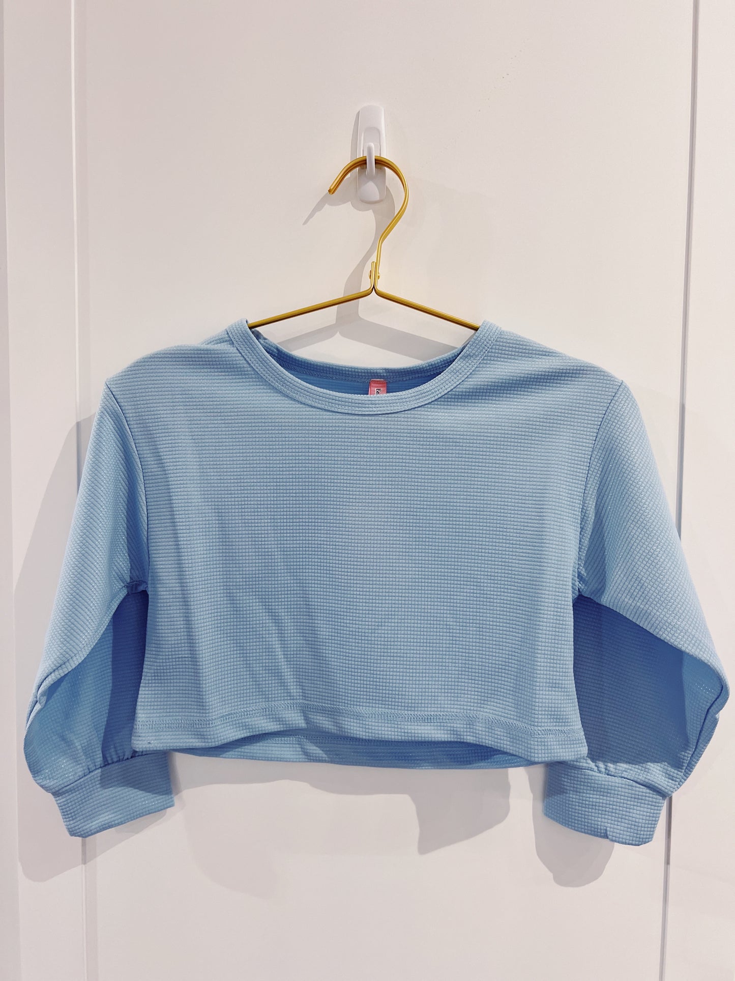 Light Blue Pullover Top