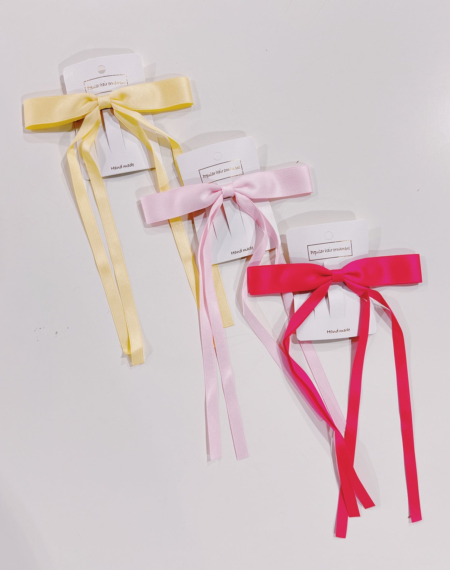 Medium Satin Ribbon Streamer Bow