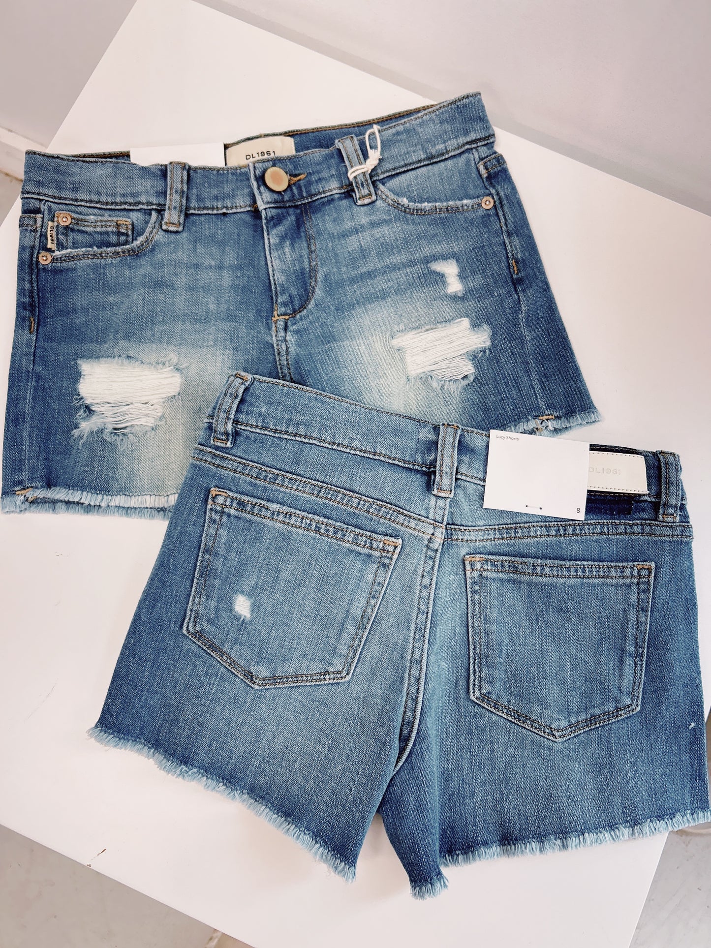 DL Frost Distressed Lucy Short