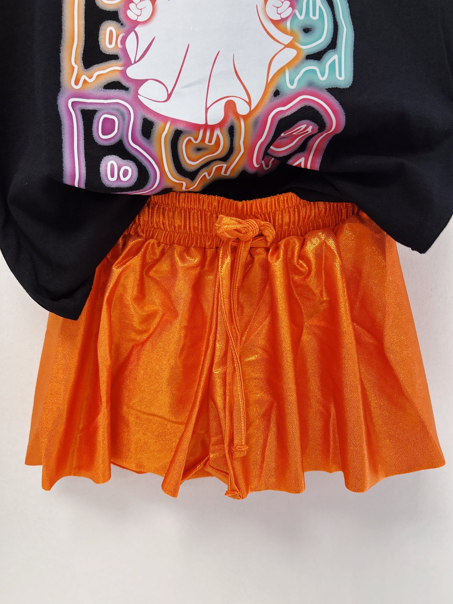Azarhia Butterfly Shorts- Orange Shimmer