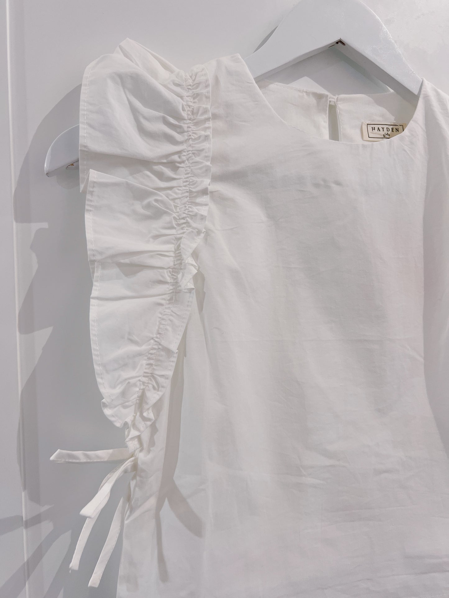 Hayden Off White Side Bow Detail Top