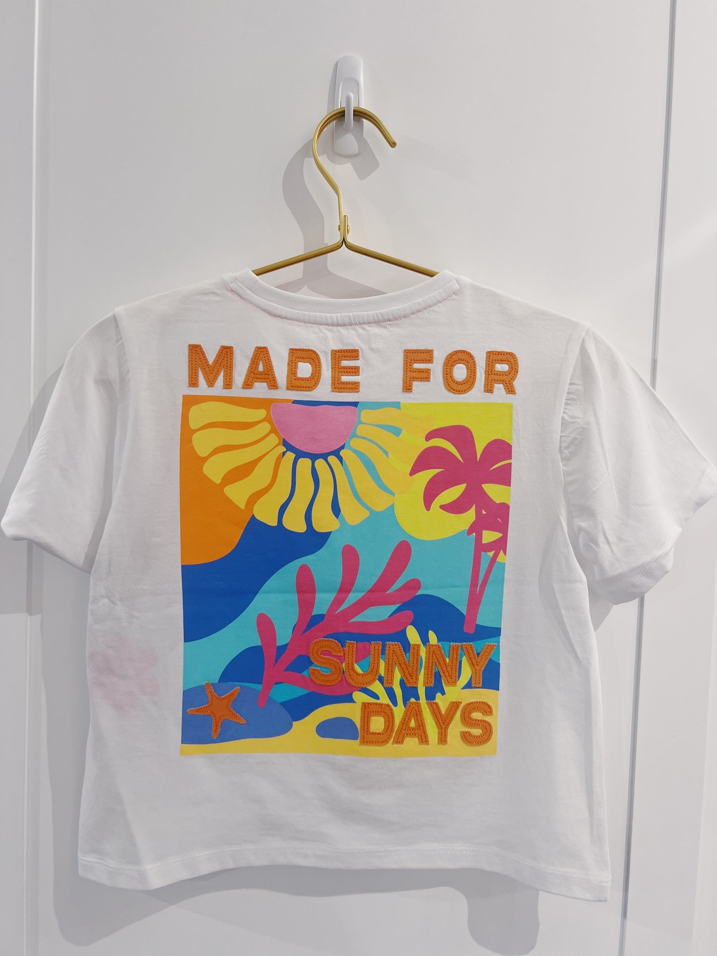 Paper Flower White Sunny Days Tee