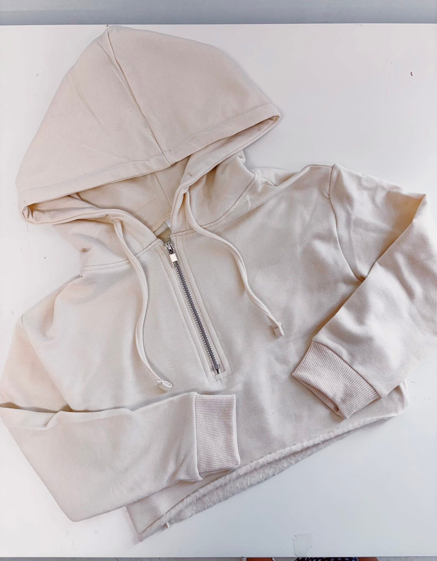 Stone Cloud Half Zip Hoodie