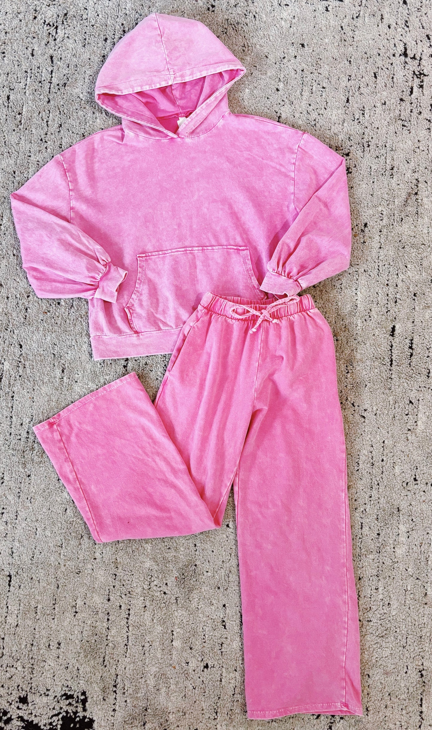 Good Girl Pink Mineral Wash Hoodie