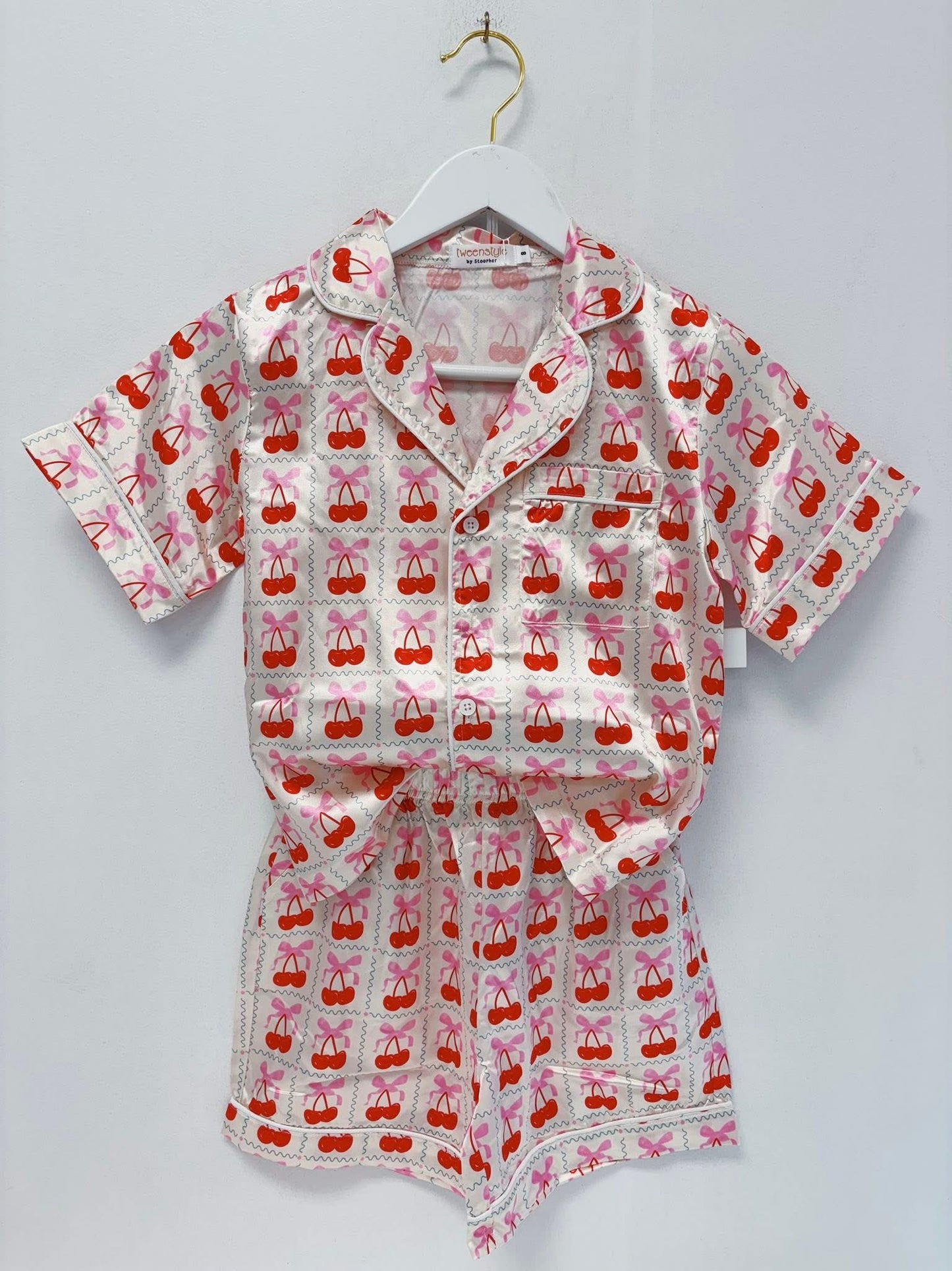 Tweenstyle Bow Cherries Loungewear