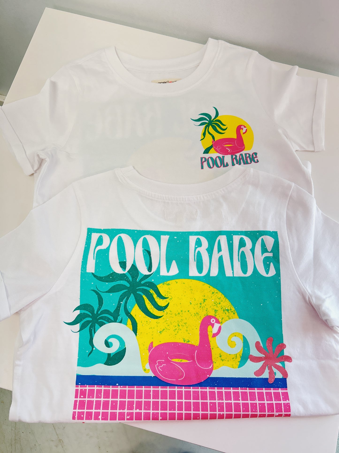 Sweet Soul White Pool Babe Tee