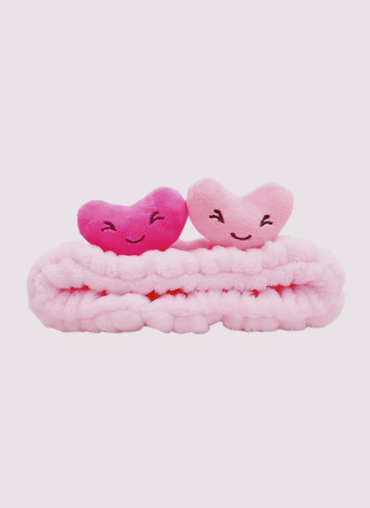 Cala Pink Heart Plush Headband