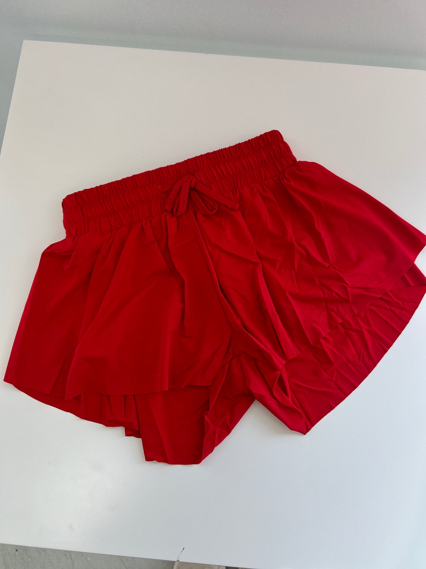 Fly Away Shorts- Red