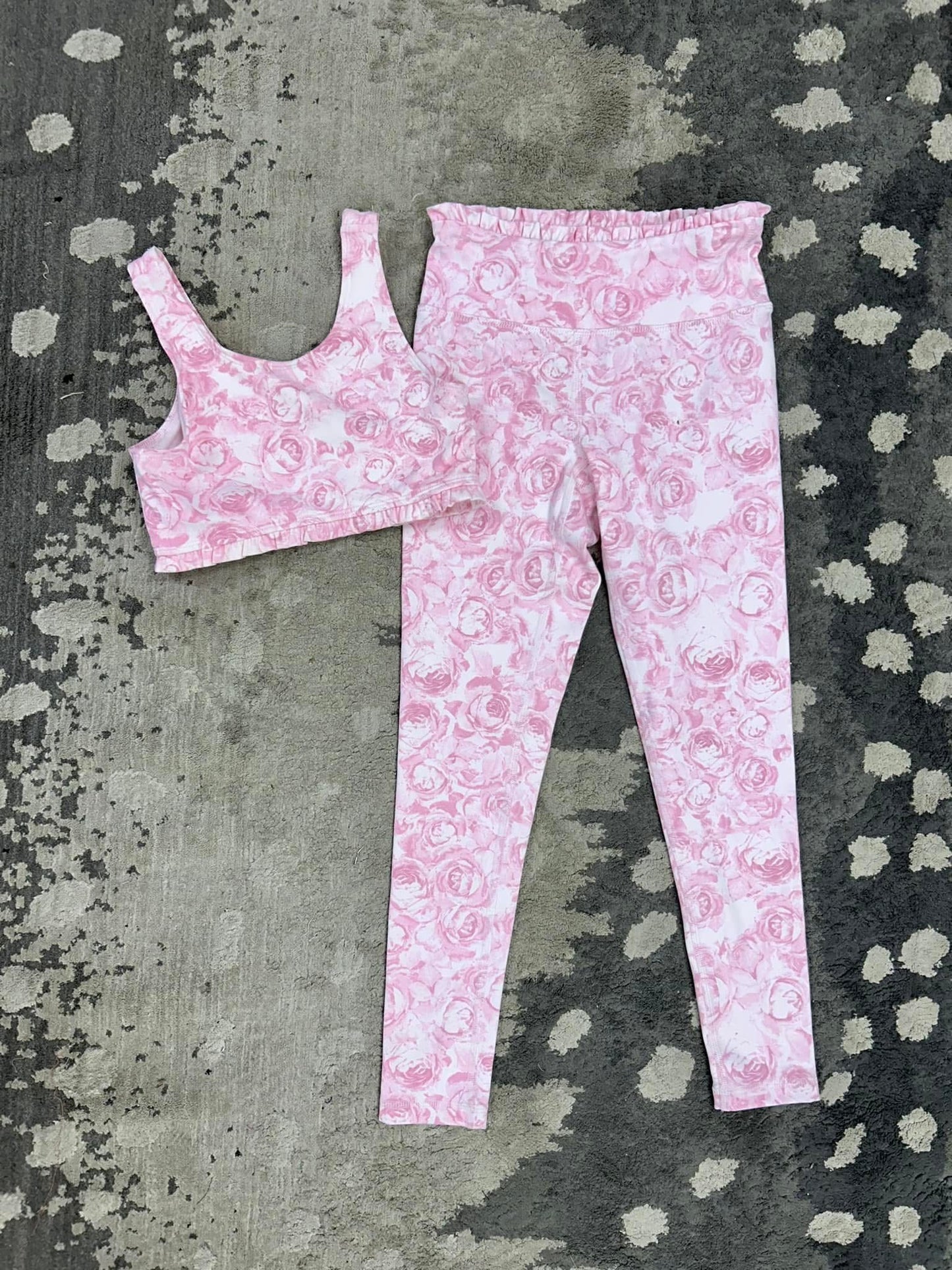 Faded Rose/Sweet Lilac Laney Sports Bra Legging Set
