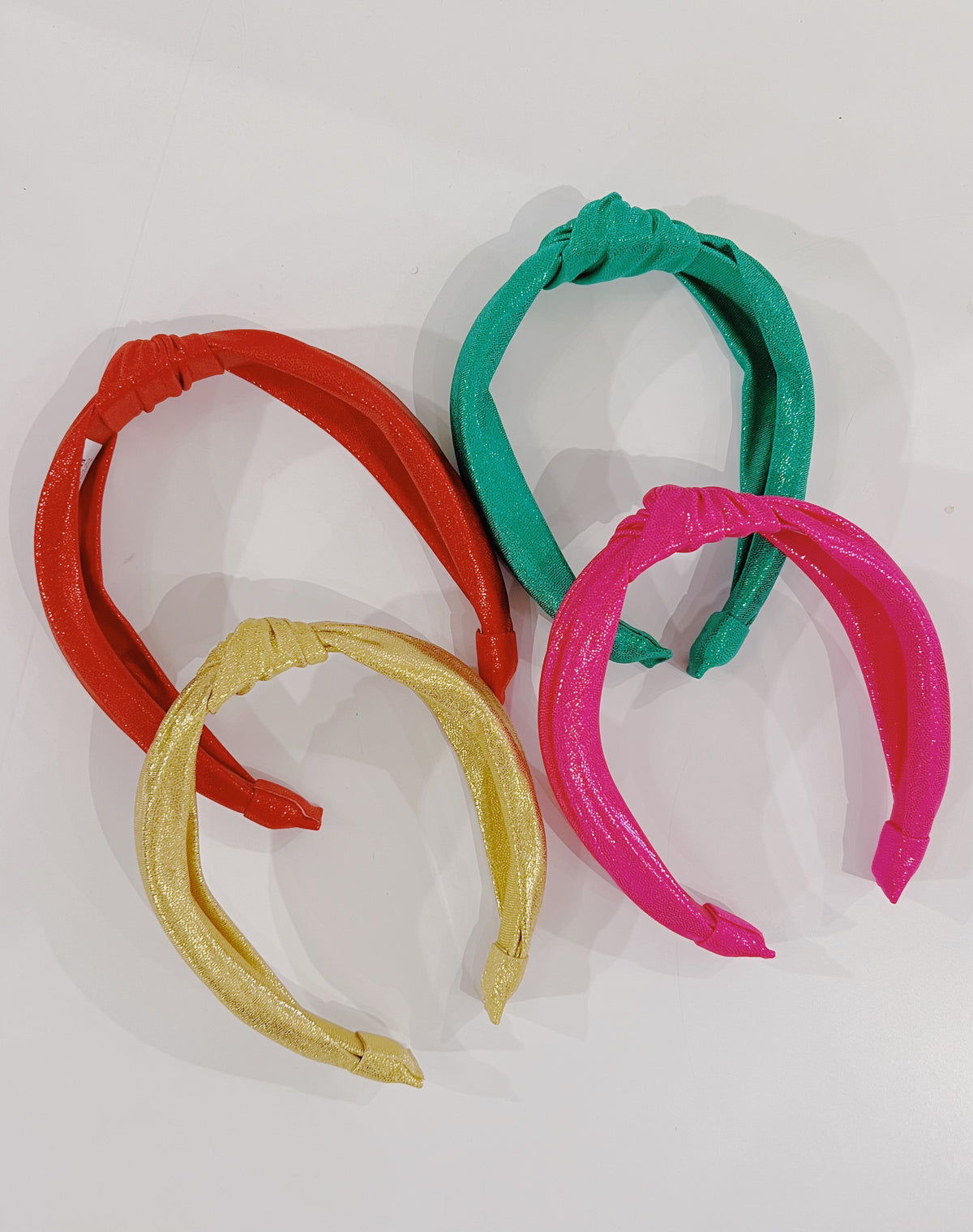 Azarhia Gold Shimmer Top Knot Headband