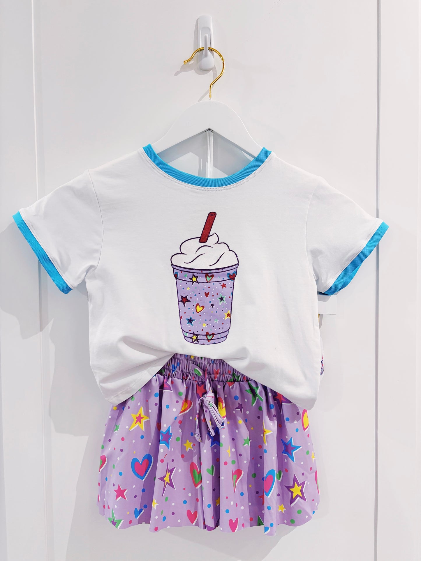 Azarhia Hearts and Stars Butterfly Shorts