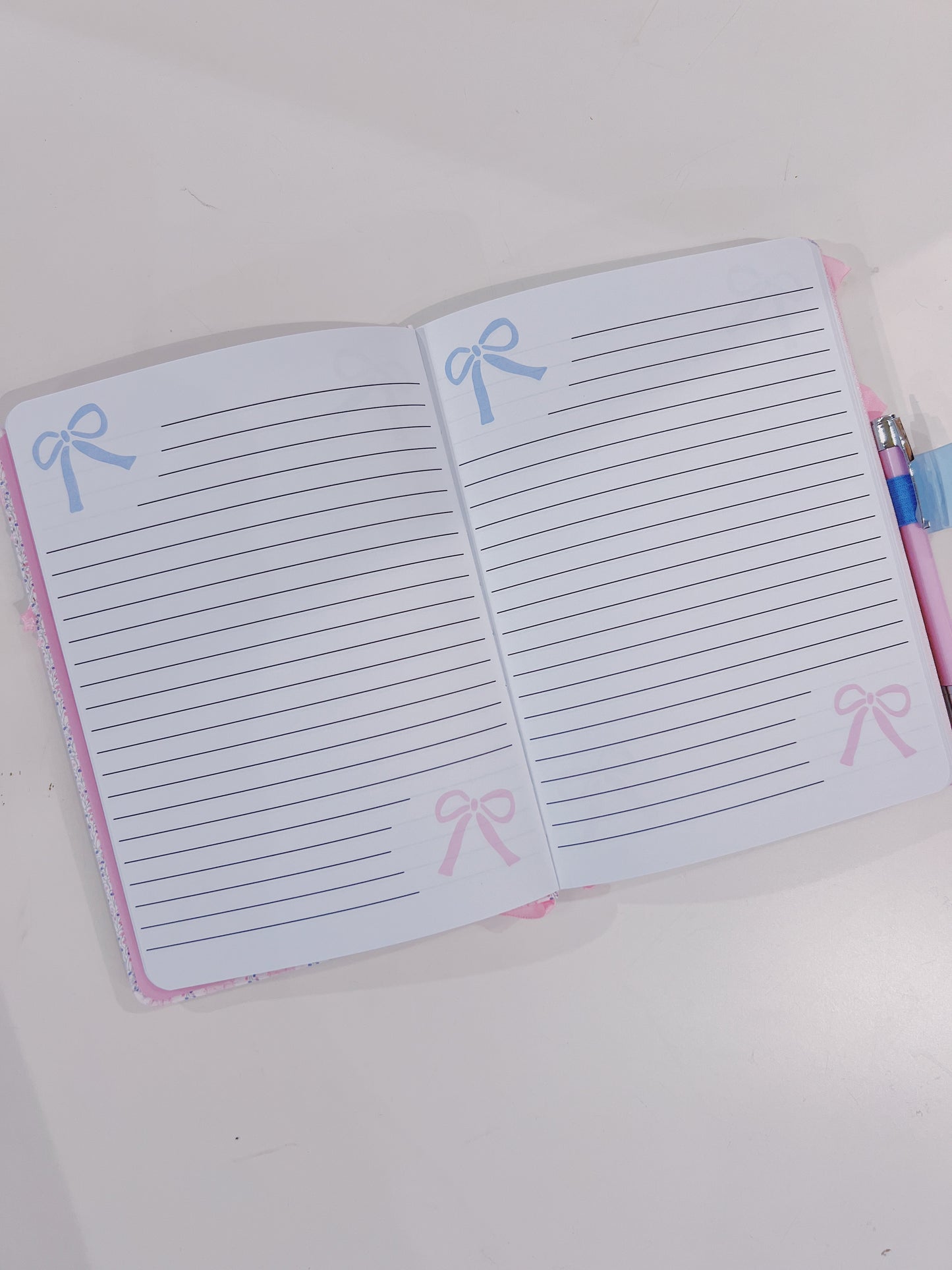 Floral Stripes Journal