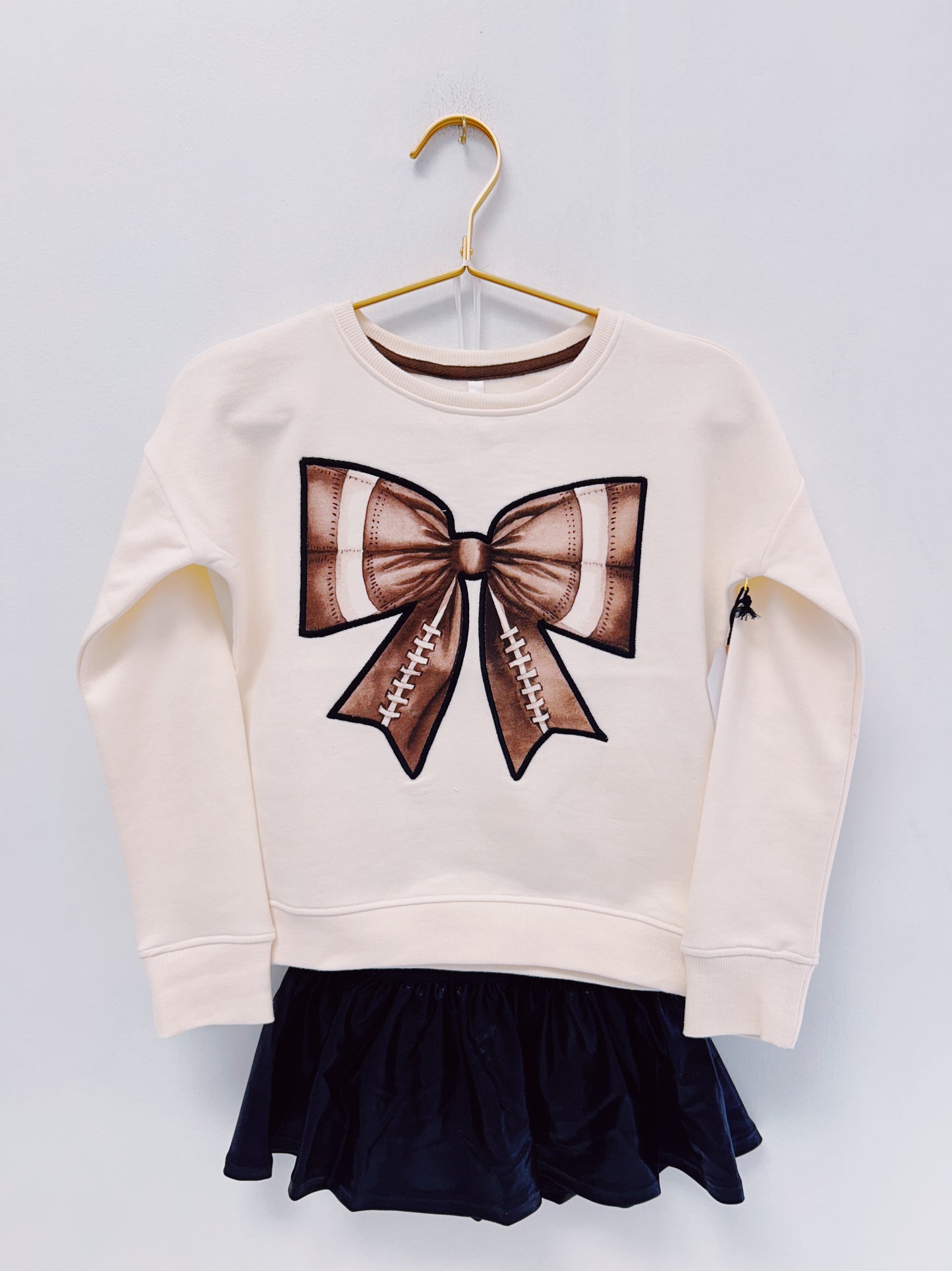 Sweet Soul Gardenia Bow Patch Sweatshirt