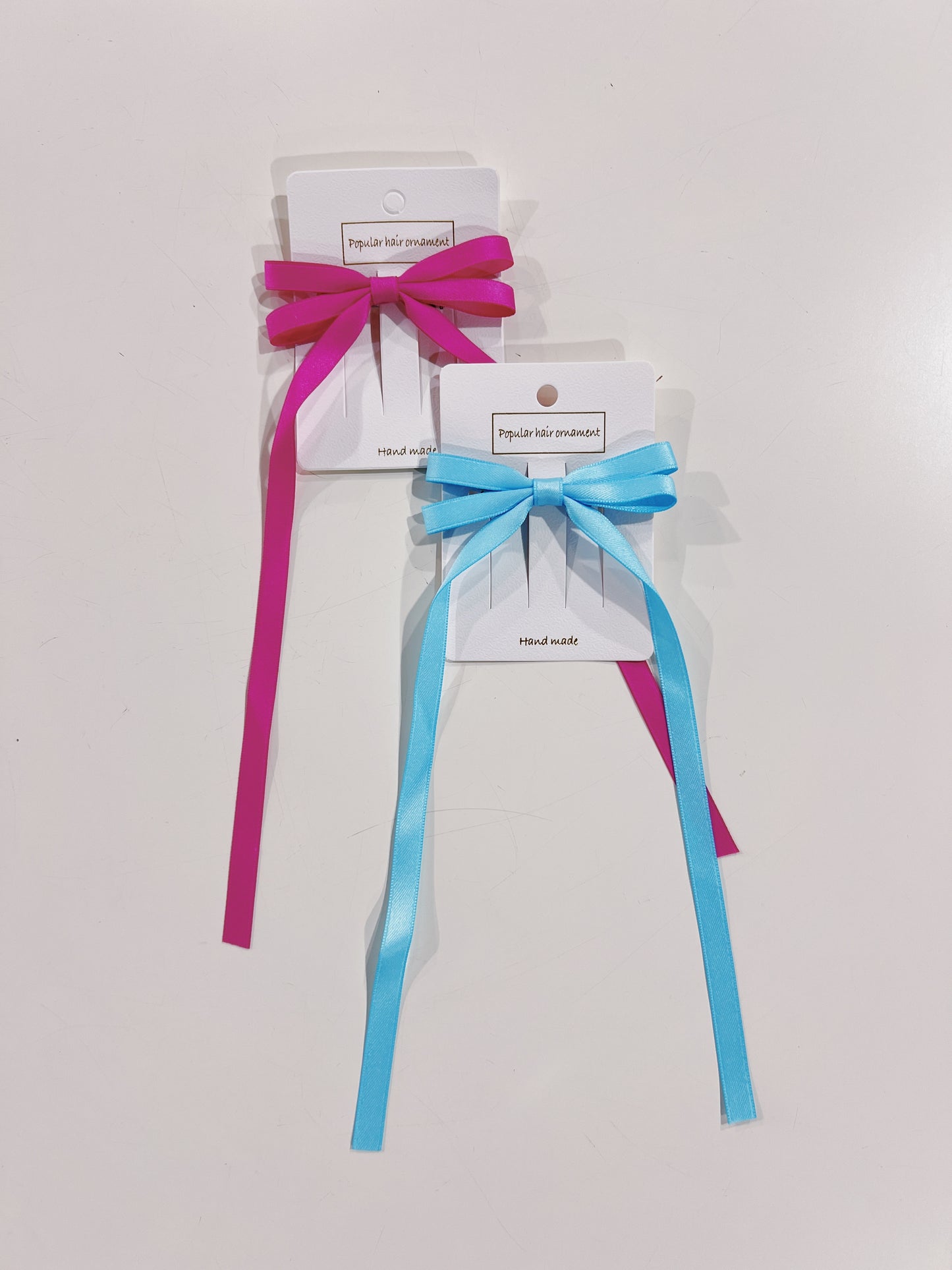Small Satin Ribbon Streamer Bow
