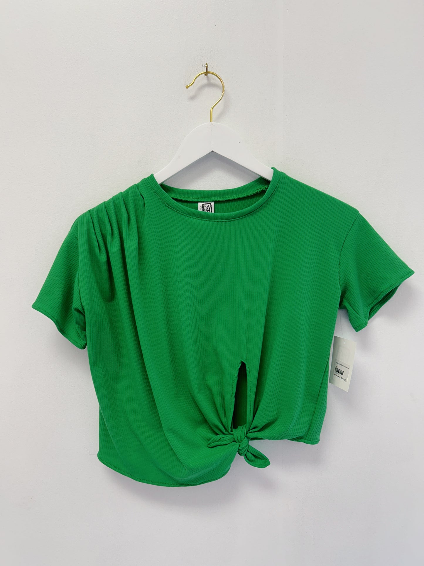Erge Kelly Green Ribbed Top