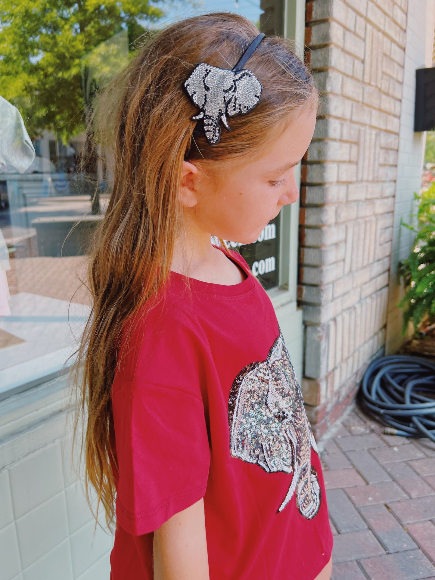 Azarhia Elephant Rhinestone Headband