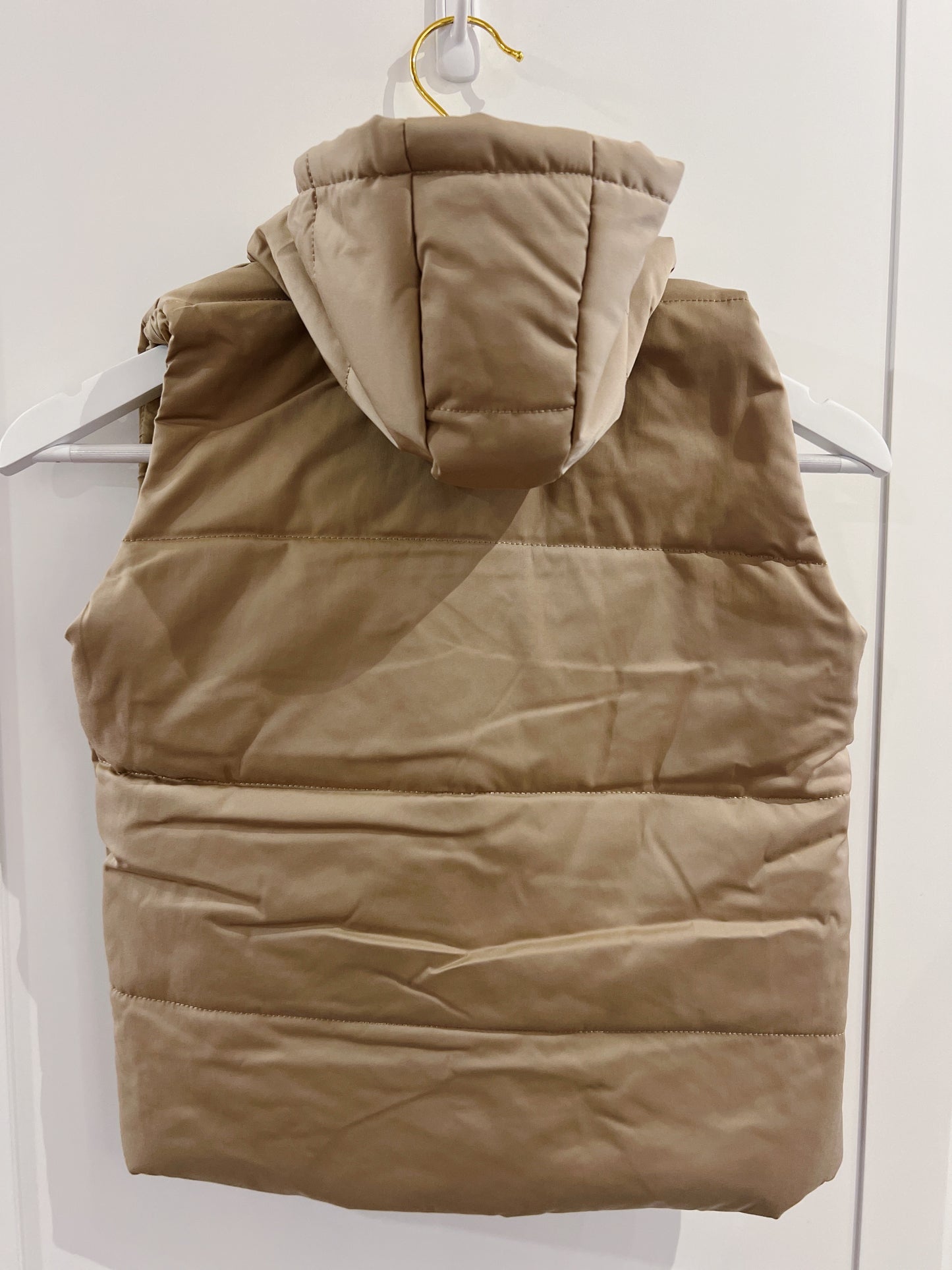 Hayden Taupe Puffer Vest