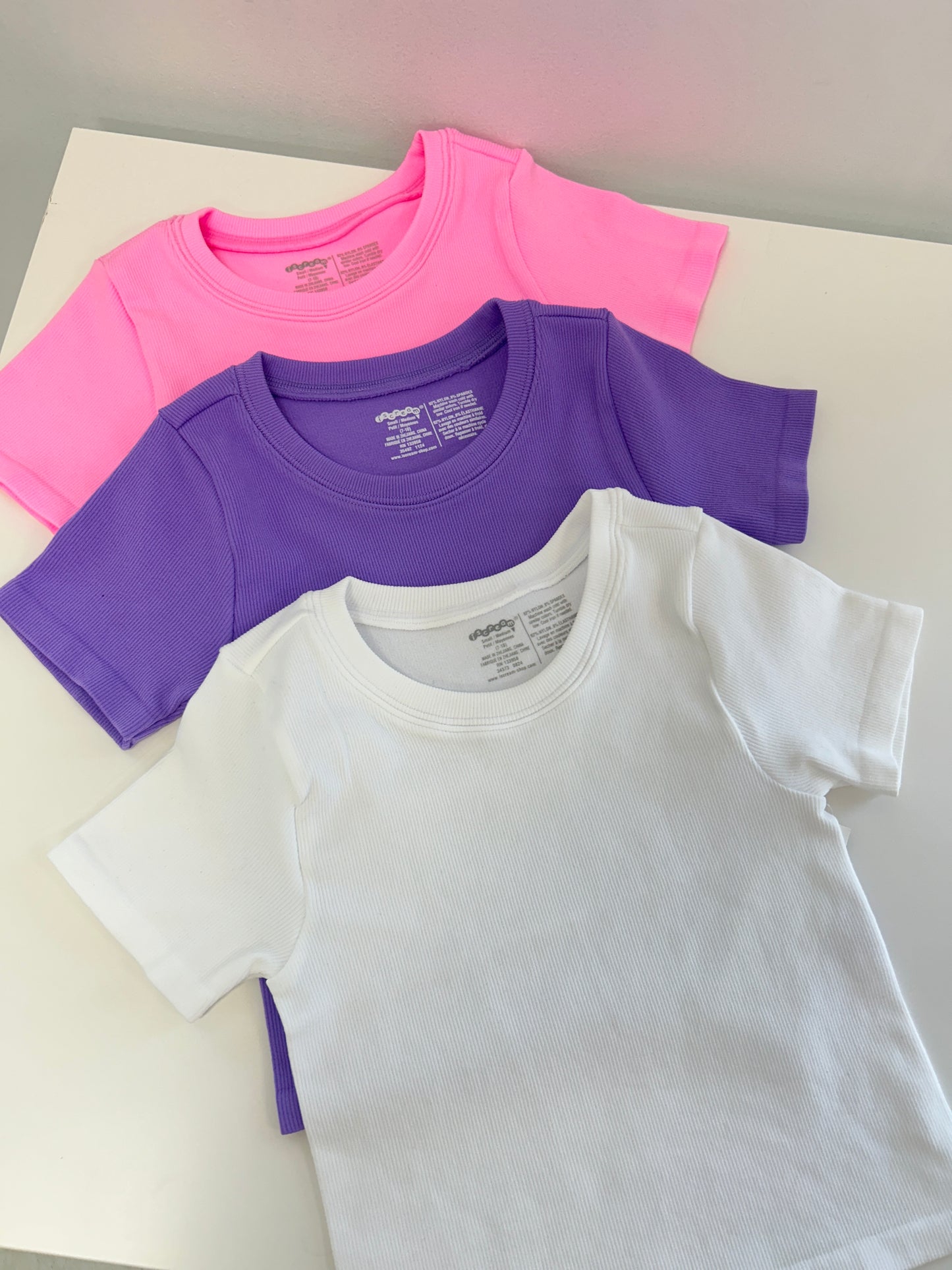 Iscream White Ribbed Shirt