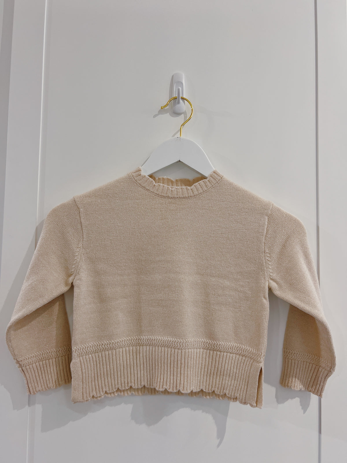 Mayoral Beige Knitted Sweater