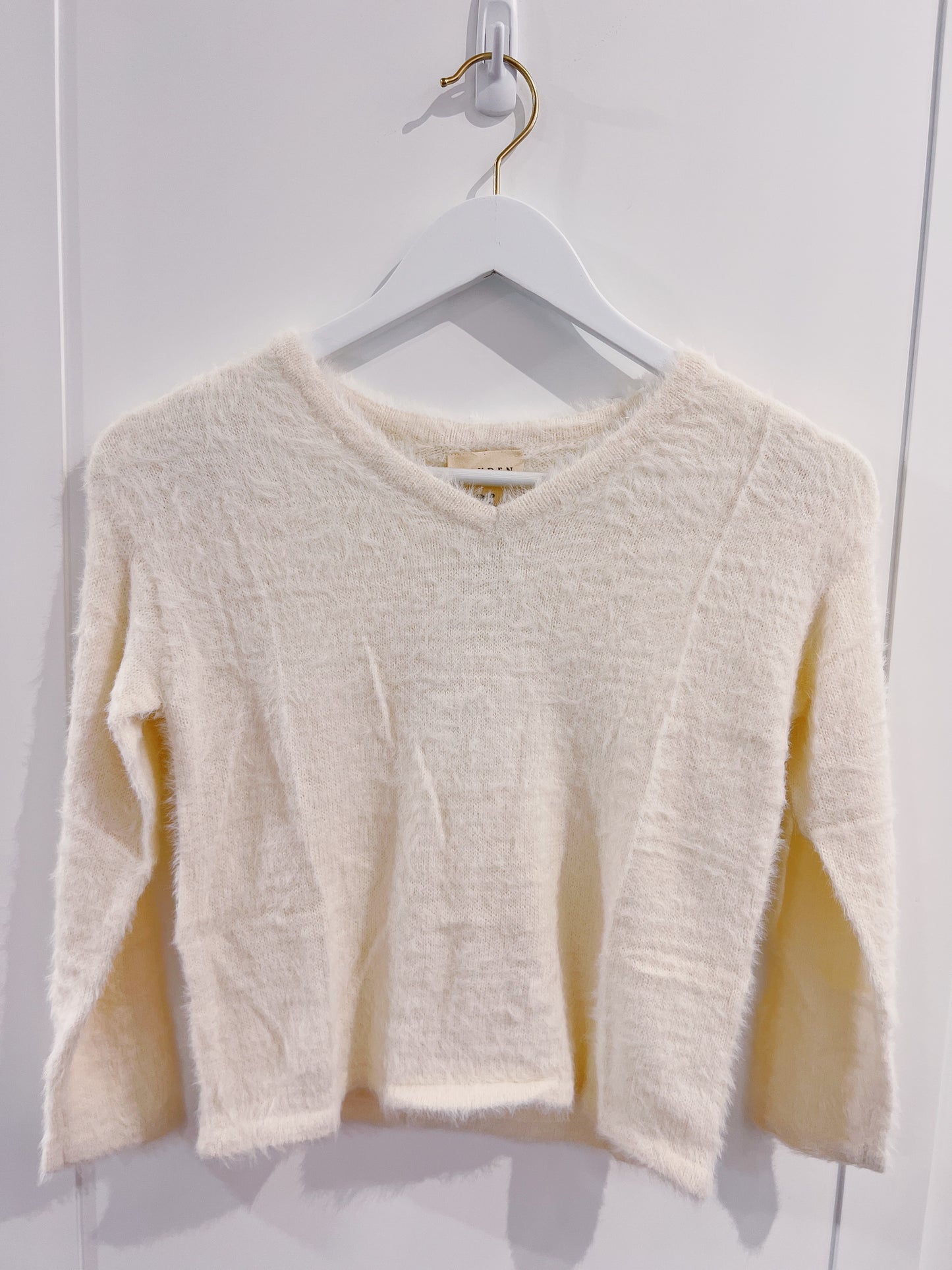 Hayden Ivory V-Neck Sweater