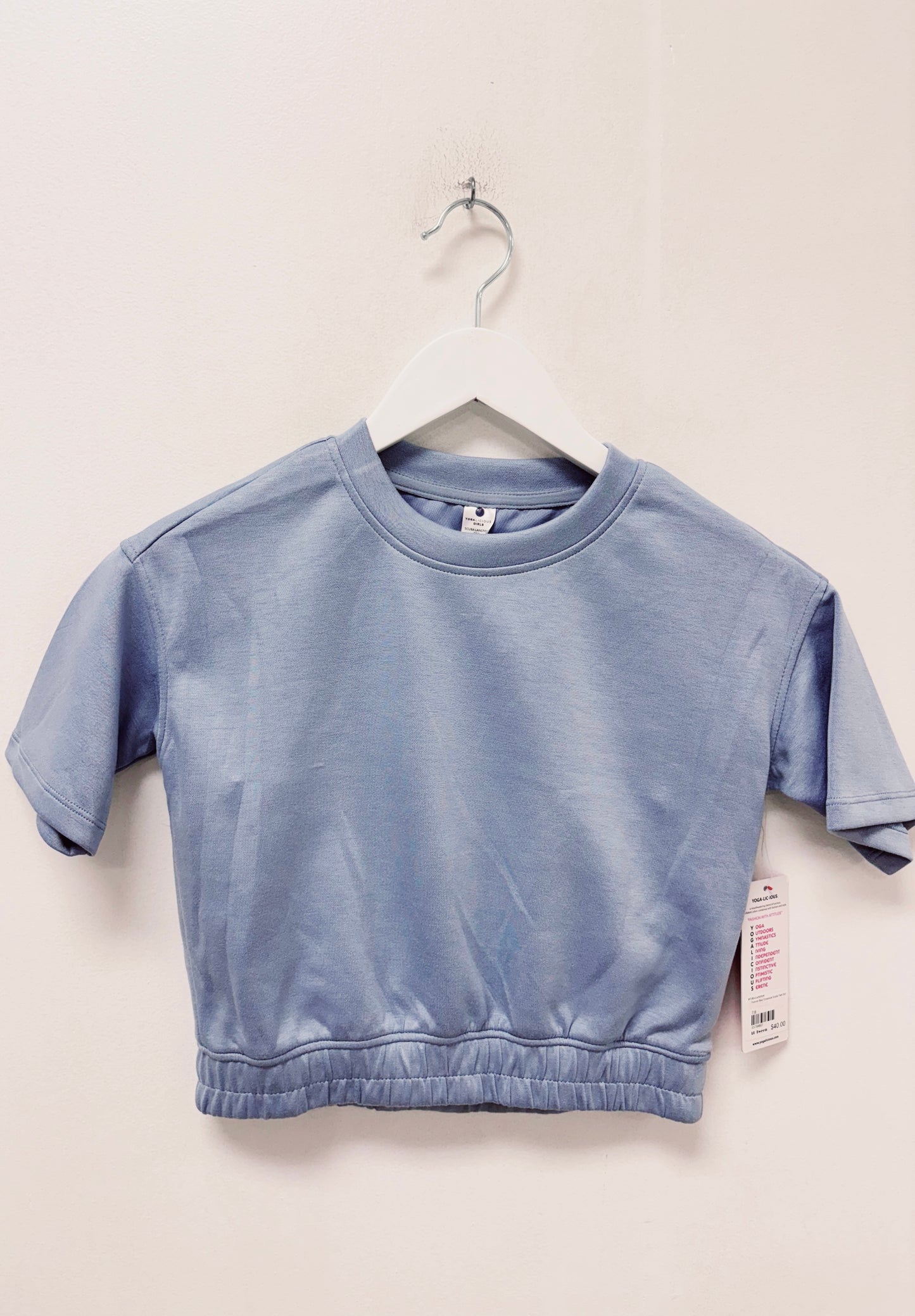 Forever Blue Crewneck Scuba Pant Set