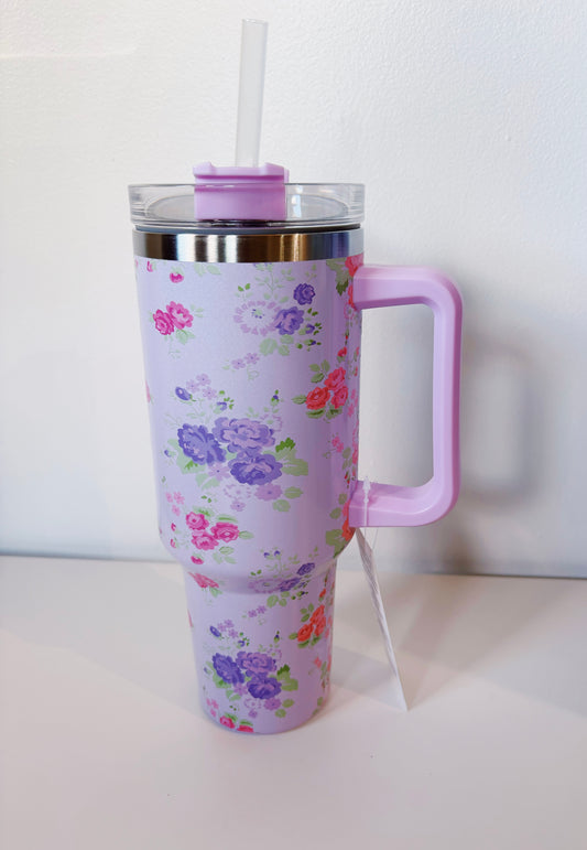 Iscream Forever Floral Travel Cup