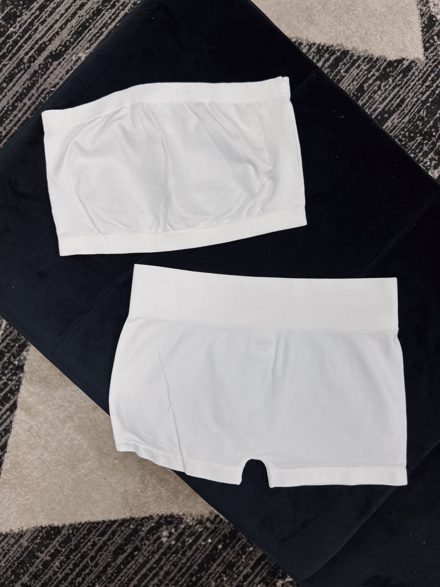 White Seamless Boy Short