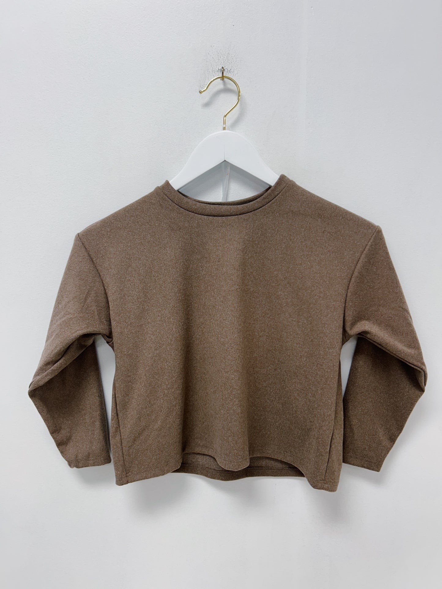 Good Girl Mocha Corduroy Skirt Set