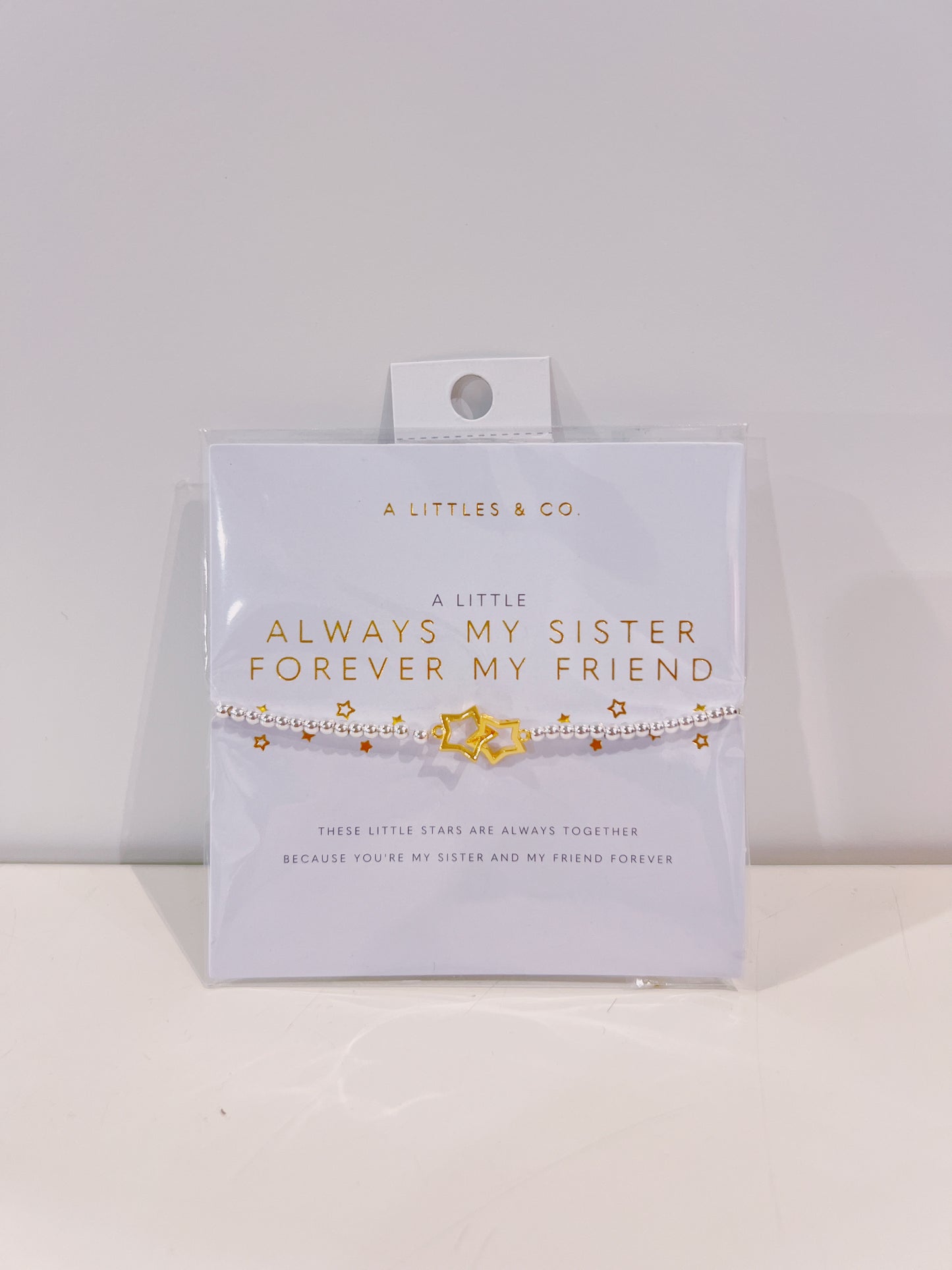 A Little Always My Sister Forever My Friend Bracelet