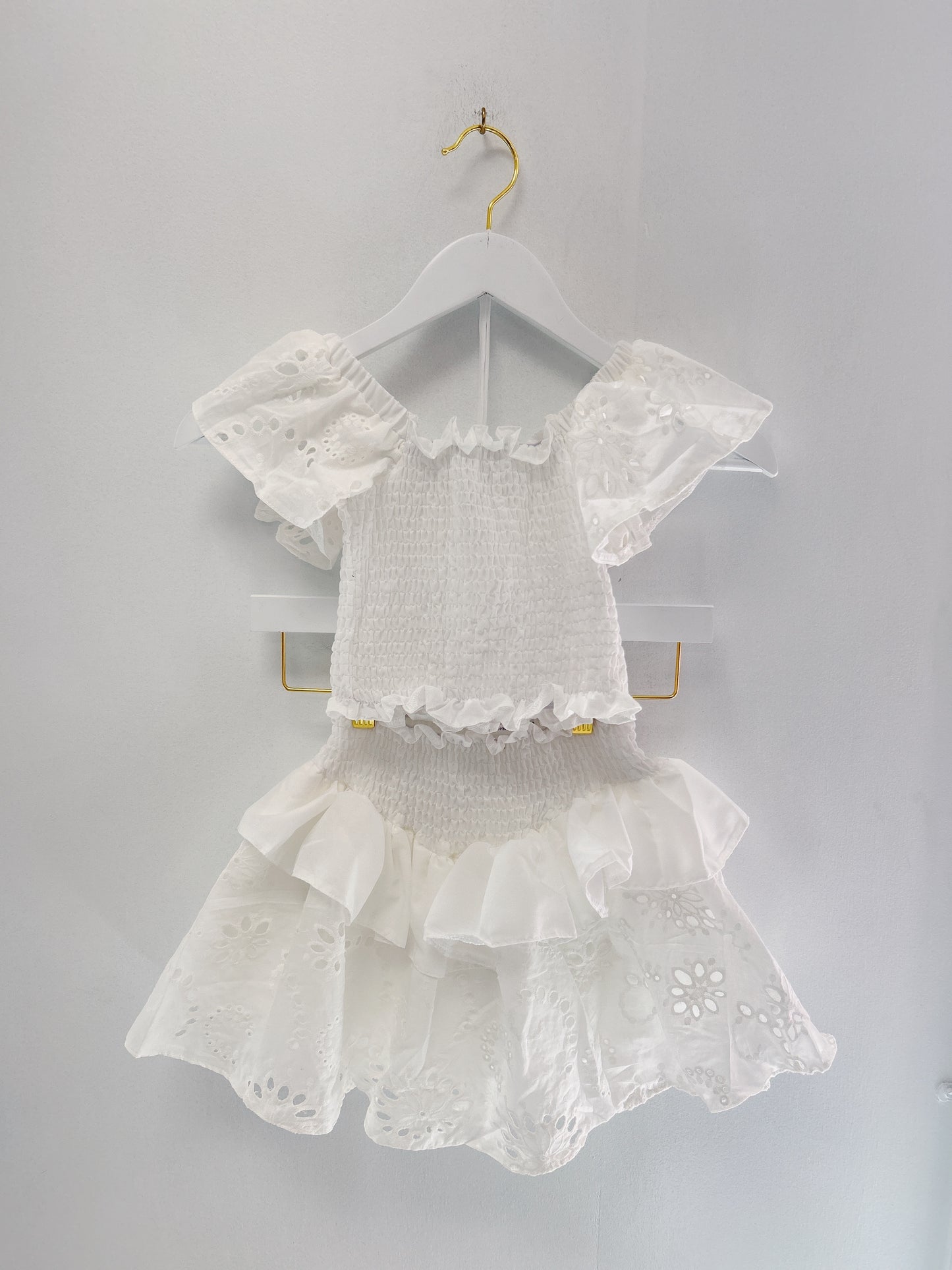 Tweenstyle White Eyelet Set