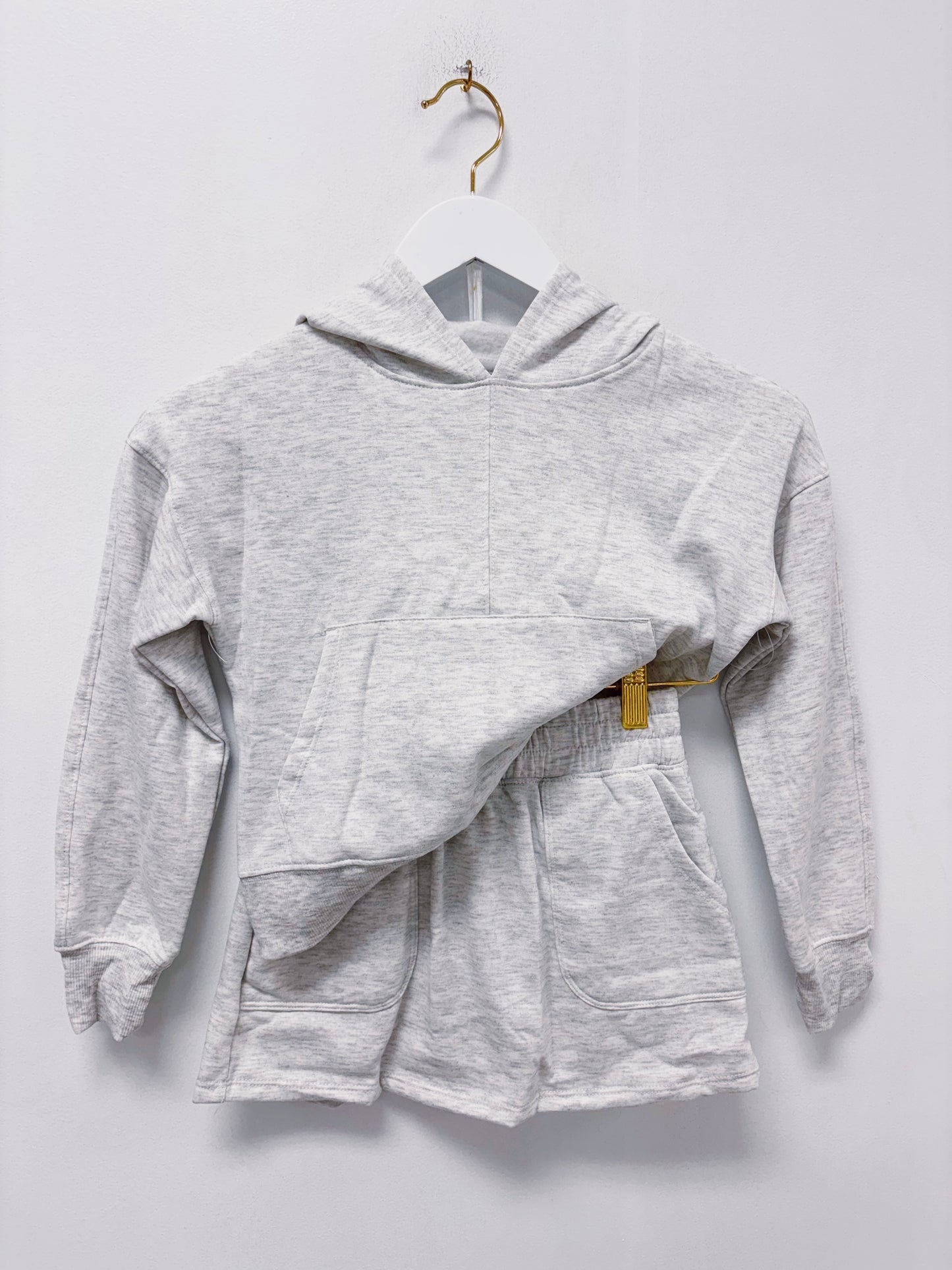 Heather Gray Pullover Skort Set