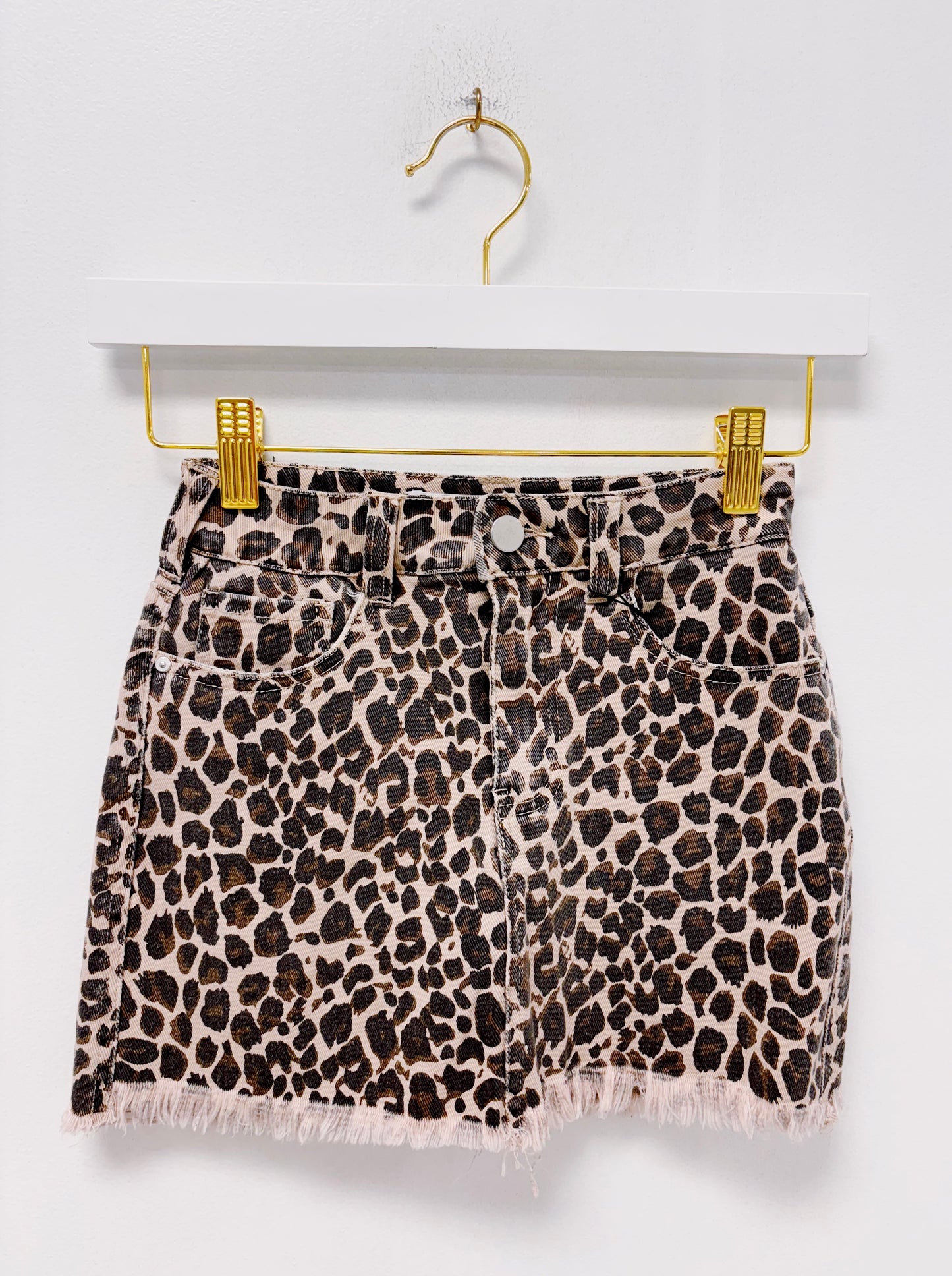 Vintage Havana Leopard Skort