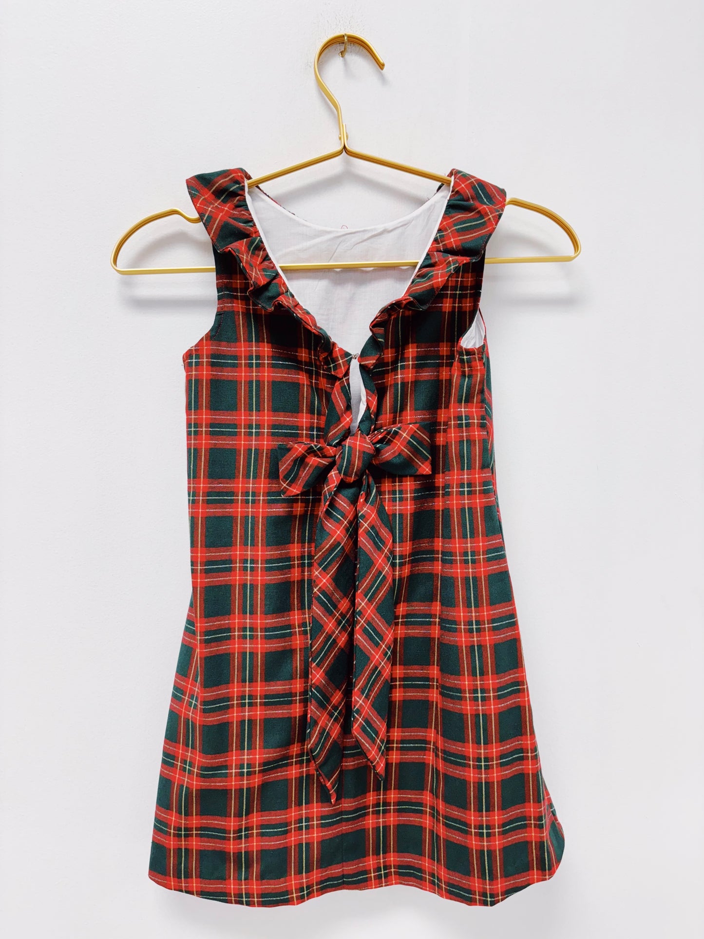 Gabby Red Plaid Blair Dress
