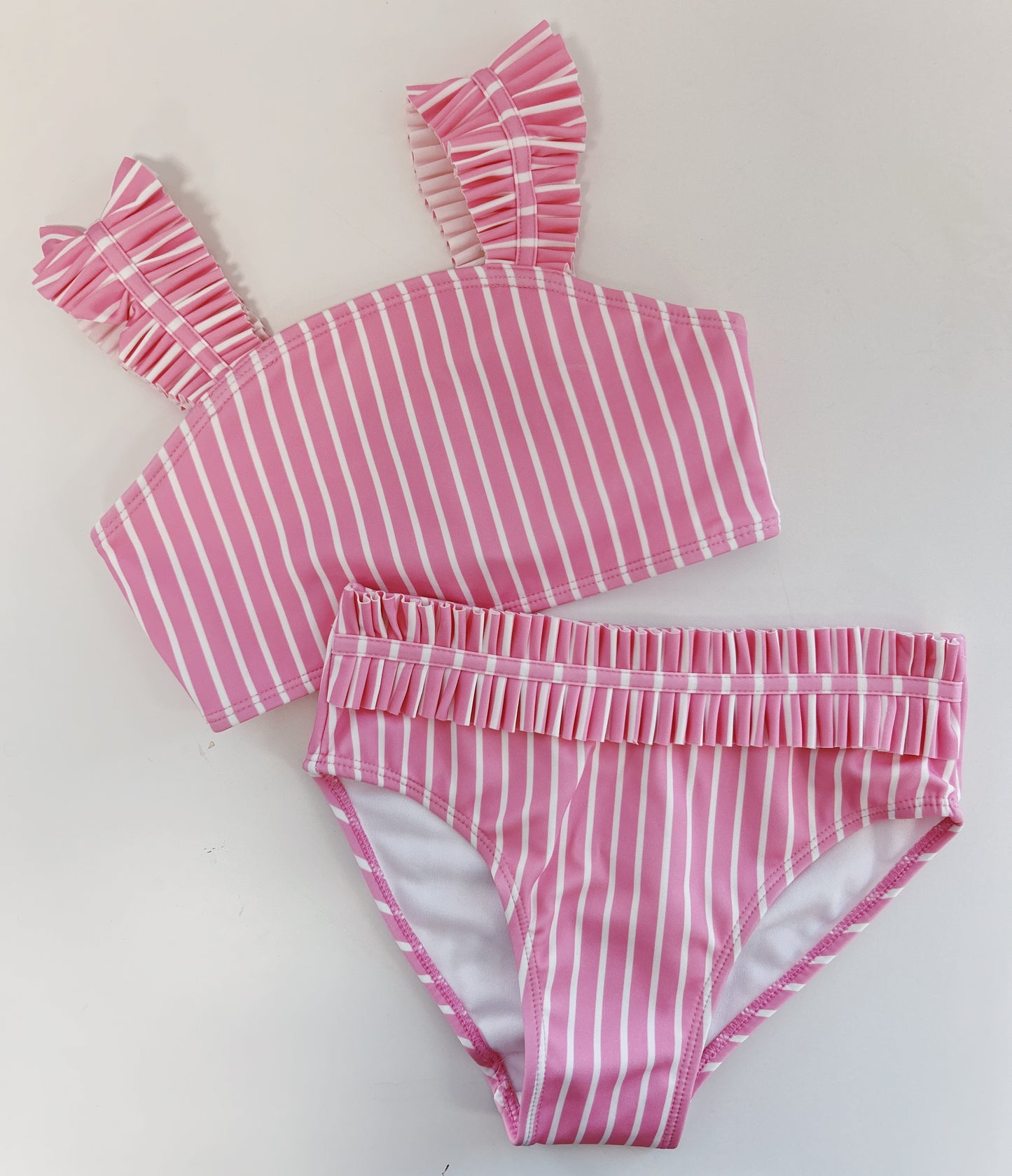 Habitual Girl Pink Stripe So Fantasy 2 Pc Swimsuit