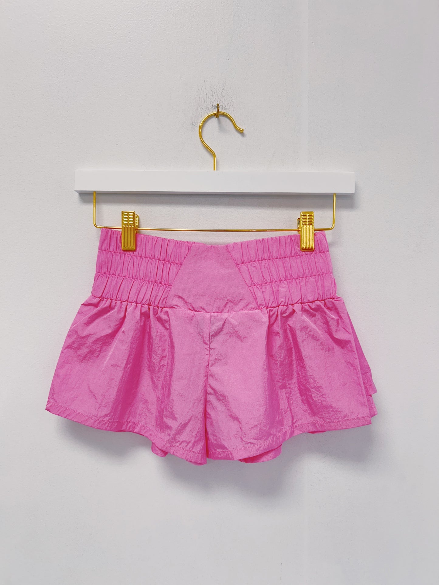 Little Olin Pink Gathered Mini Skort
