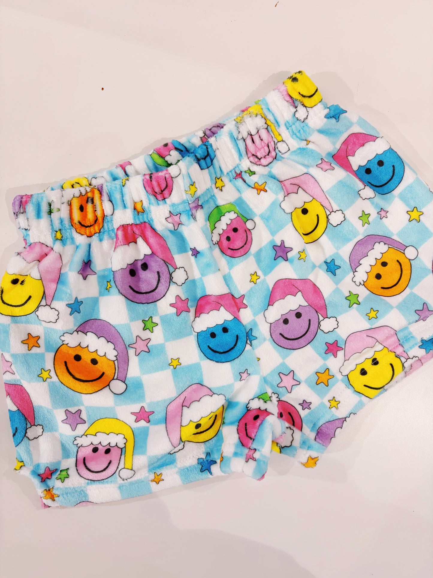Iscream Happy Santa Plush PJ Shorts