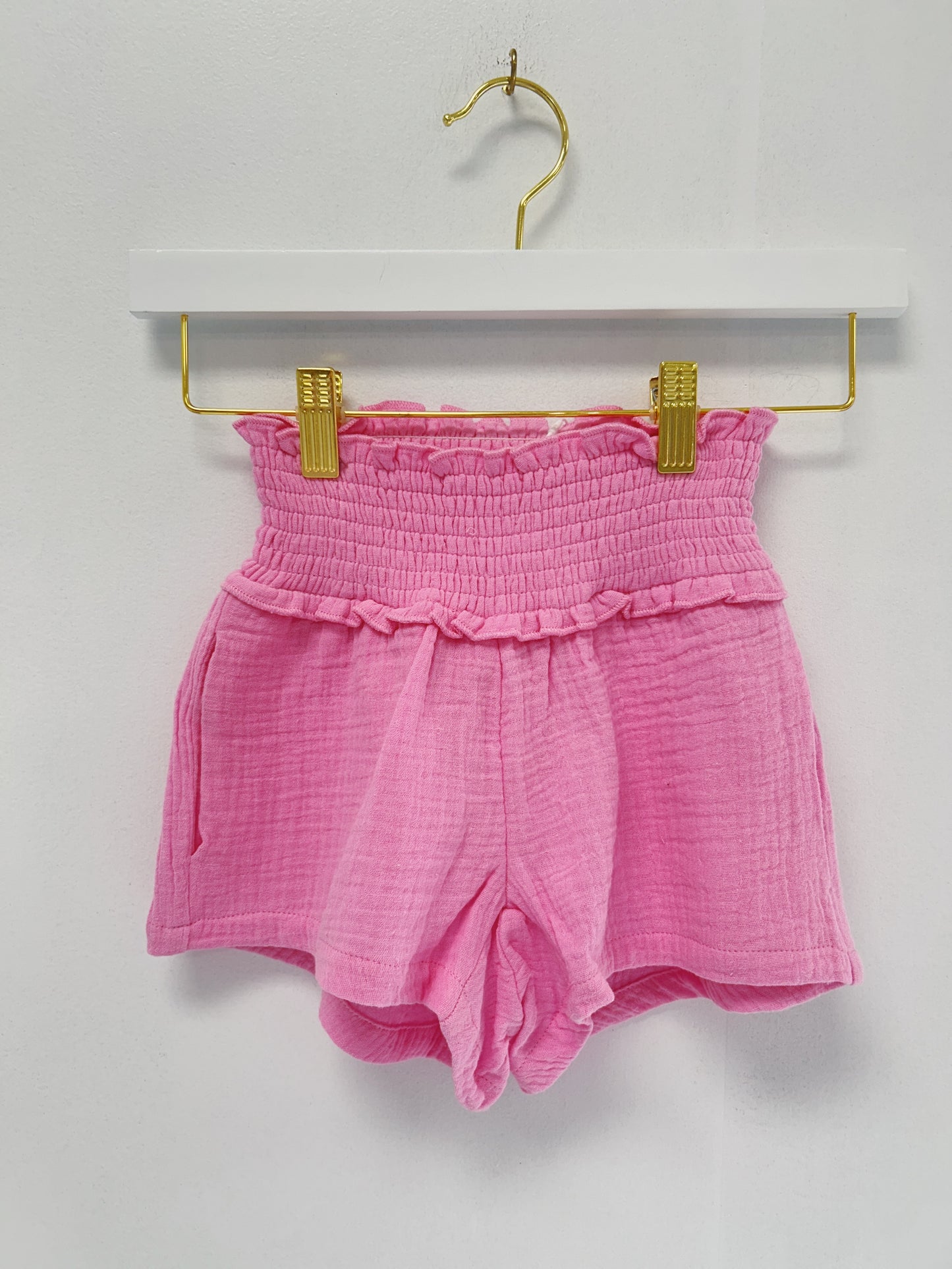 Pleat Party Pink Sadie Shorts