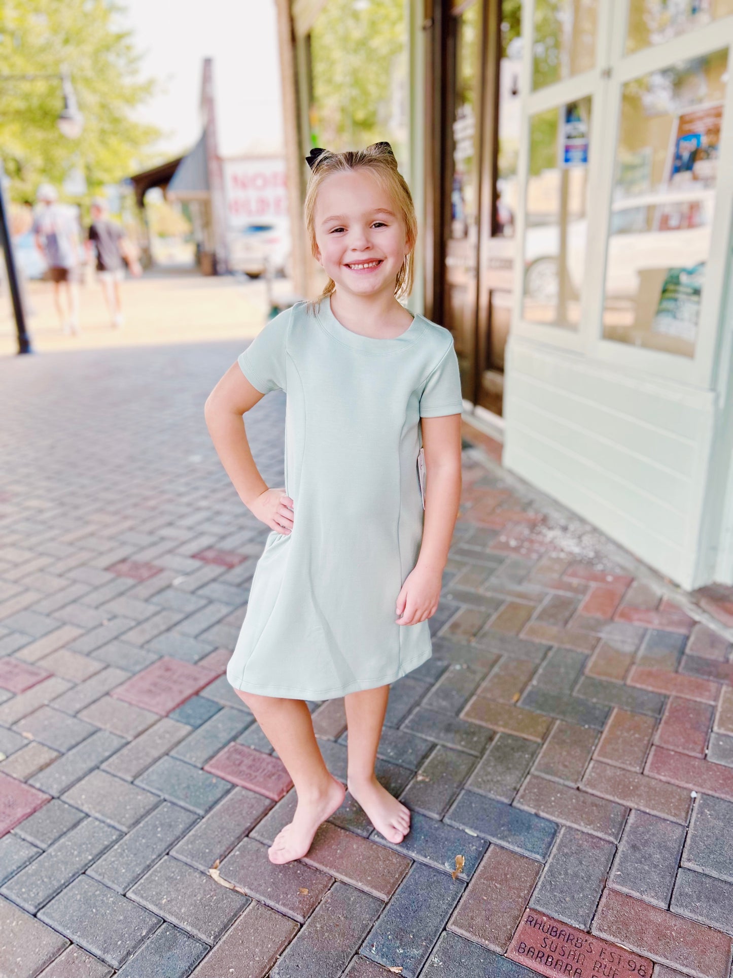 Gabby Aqua Cassie Dress