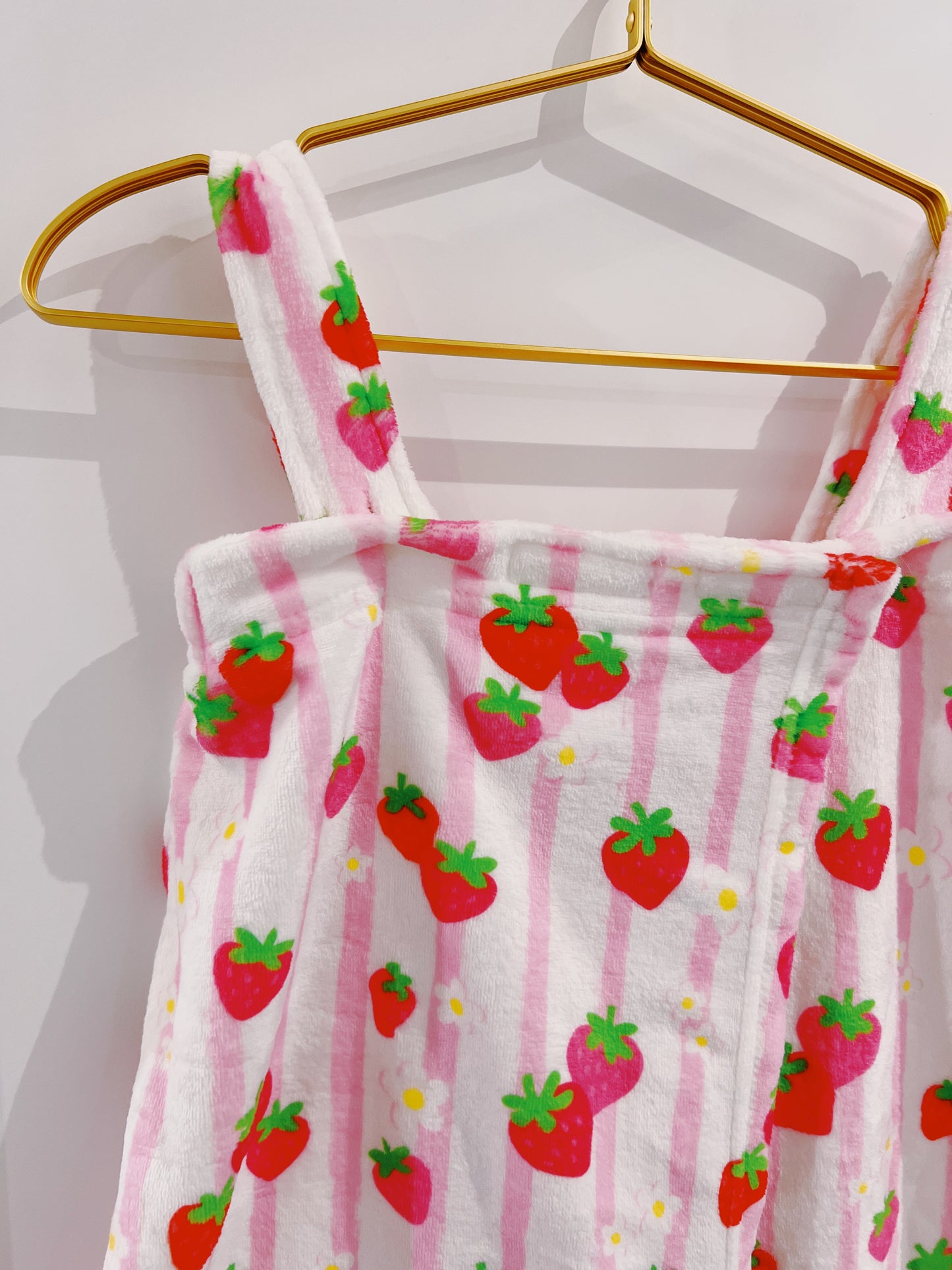 Strawberry Stripes Spa Wrap