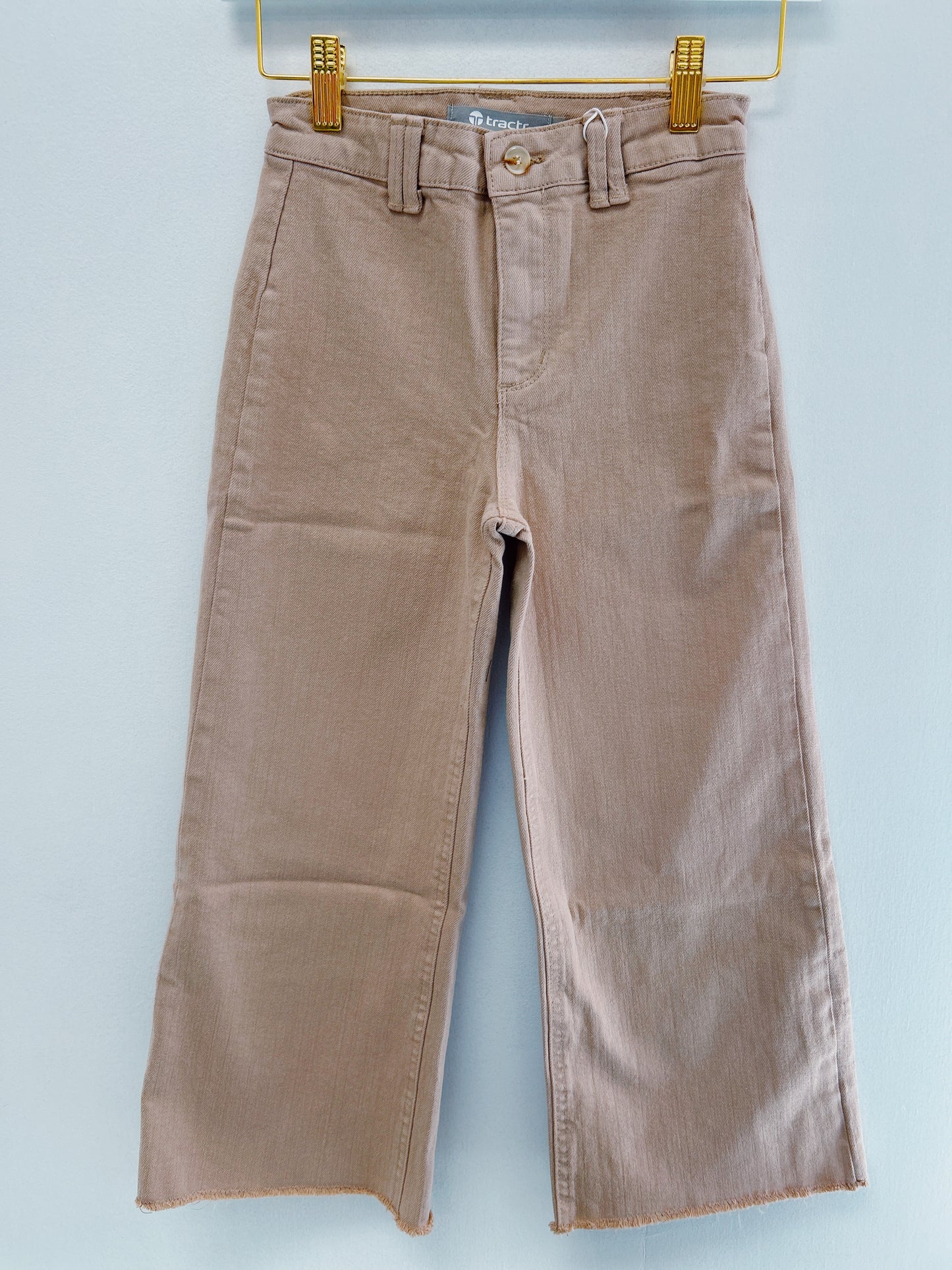 Tractr Khaki Wide Leg Jean