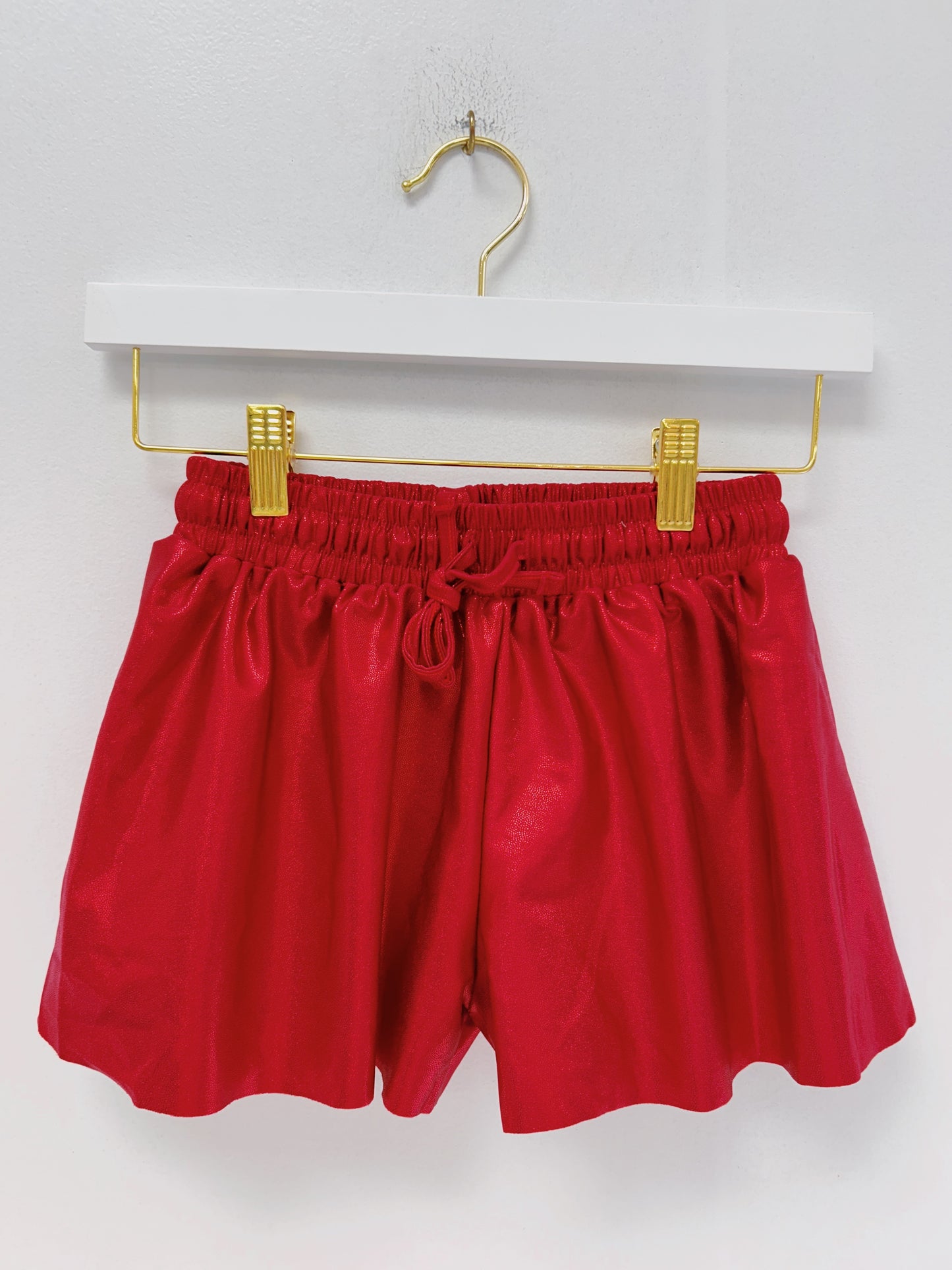 Azarhia Butterfly Shorts- Crimson Shimmer