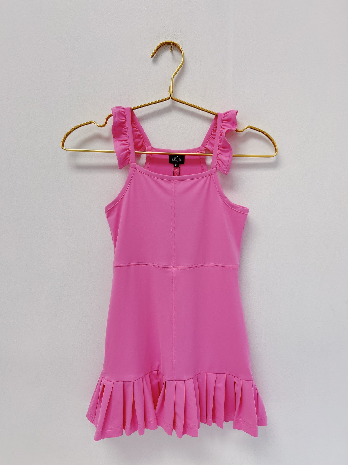 Little Olin Pink Ruffle Tennis Dress
