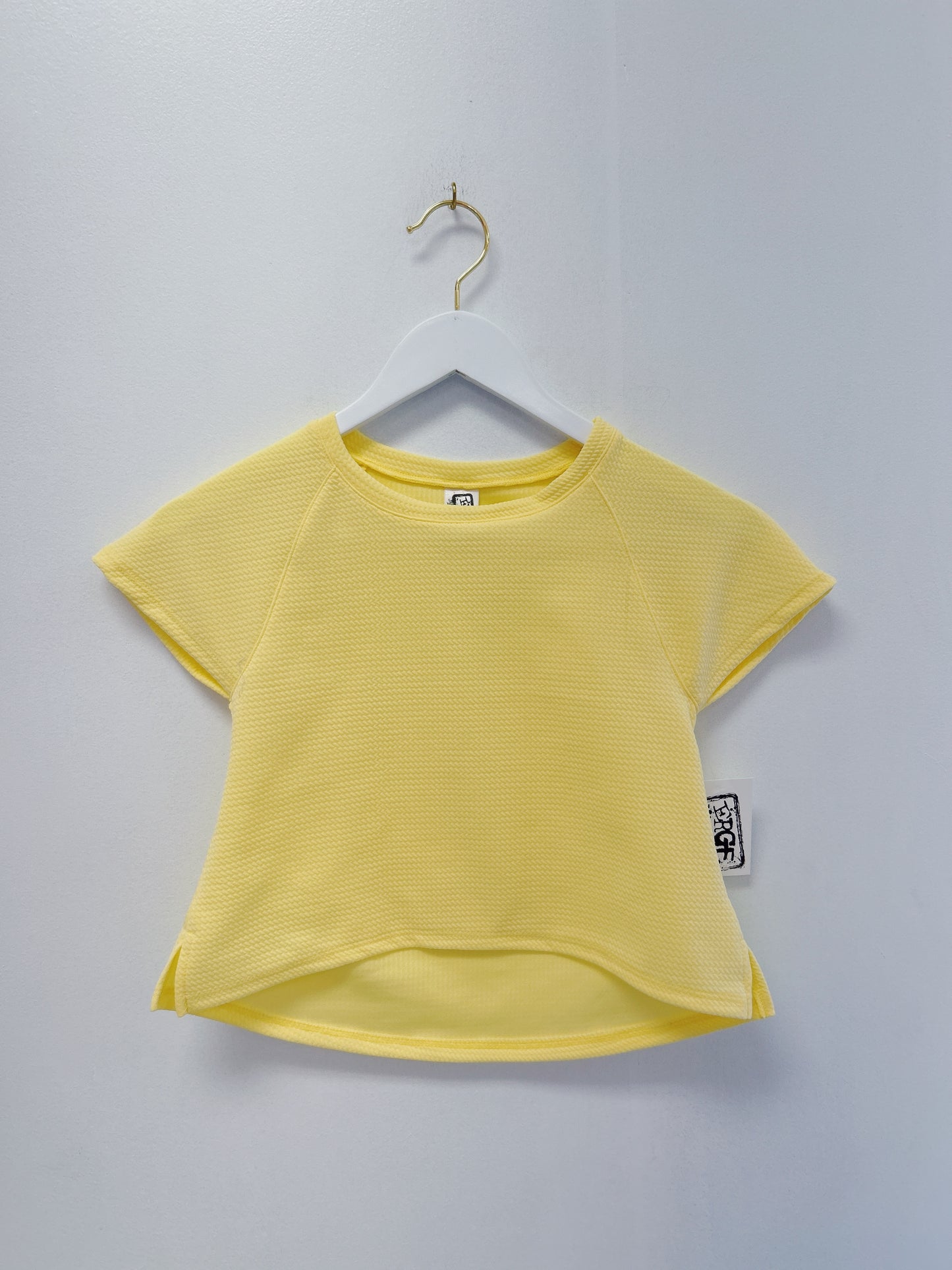 Erge Banana Bulletknit Raglan Top