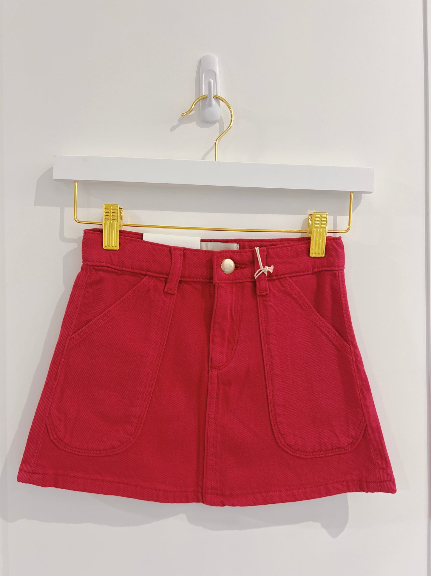 DL 1961 Jenny Mini Skirt- Sugar Blush