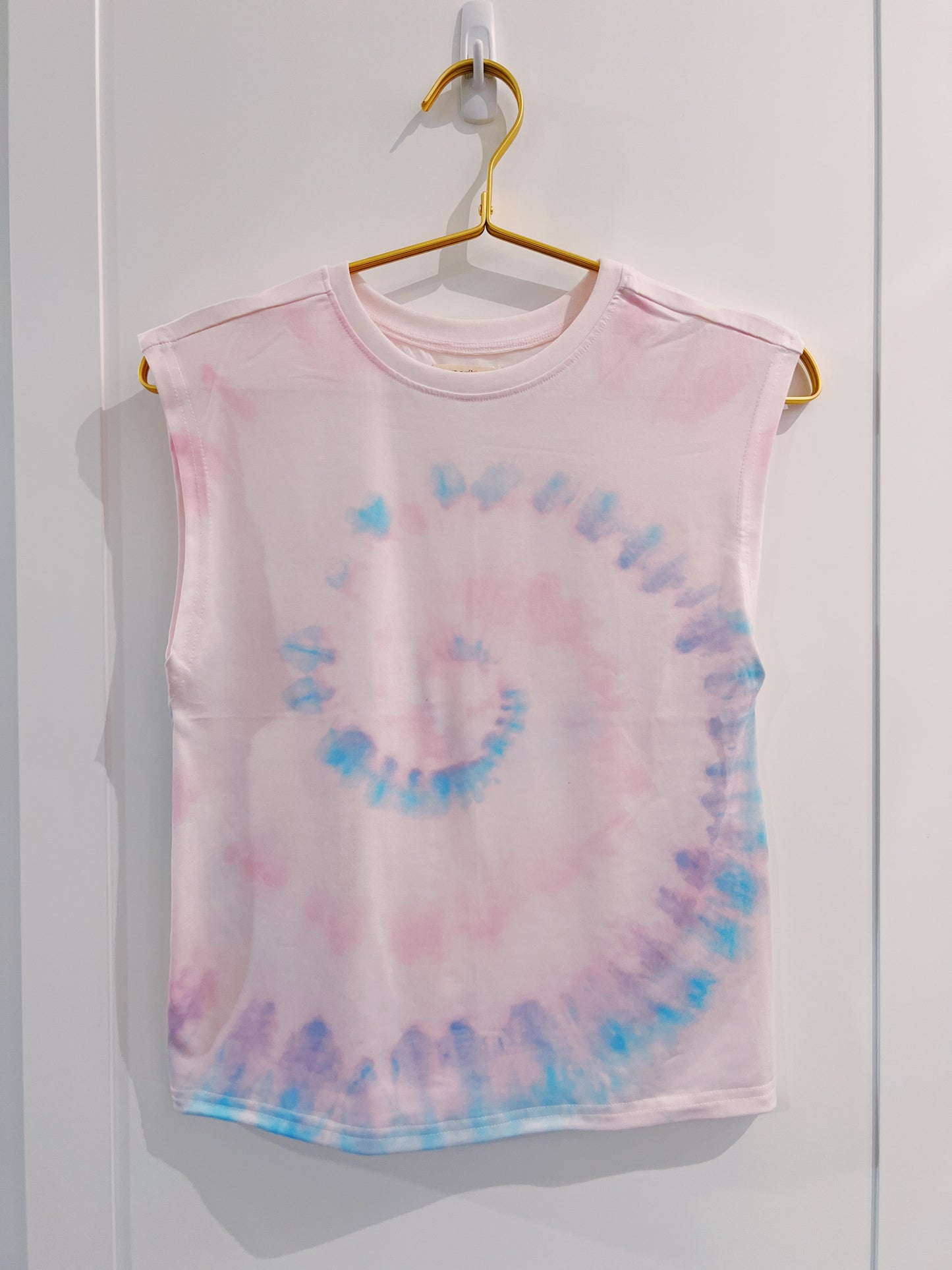 Paper Flower Tie-Dye Dolman Top