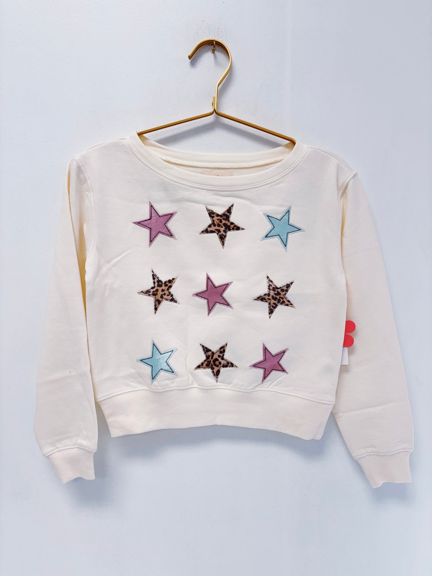 Paper Flower Gardenia Stars Sweatshirt
