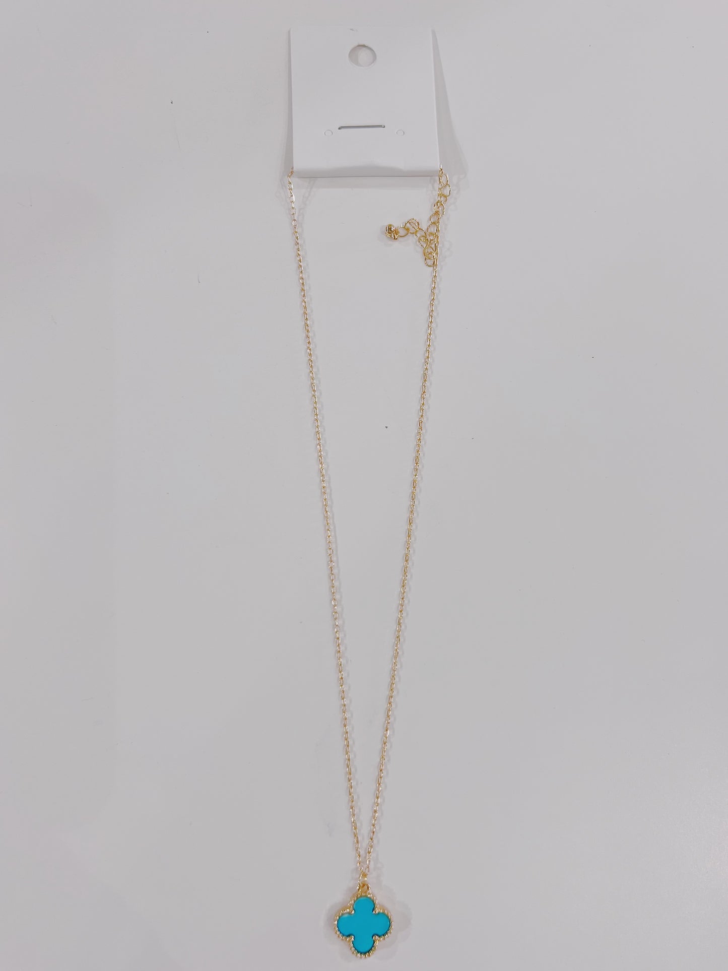 Single Clover Charm Necklace