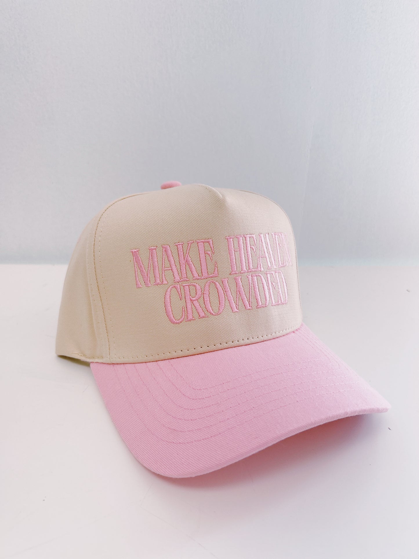 Make Heaven Crowded Hat- Light Pink