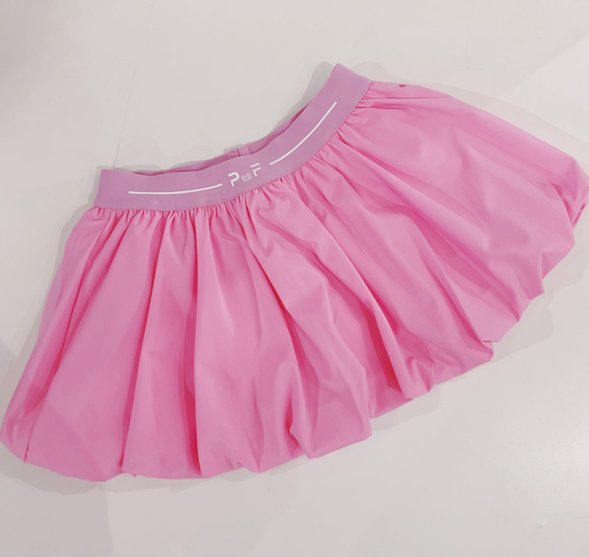 Parfum De Fit Court Bubble Skirt- Petal Pink